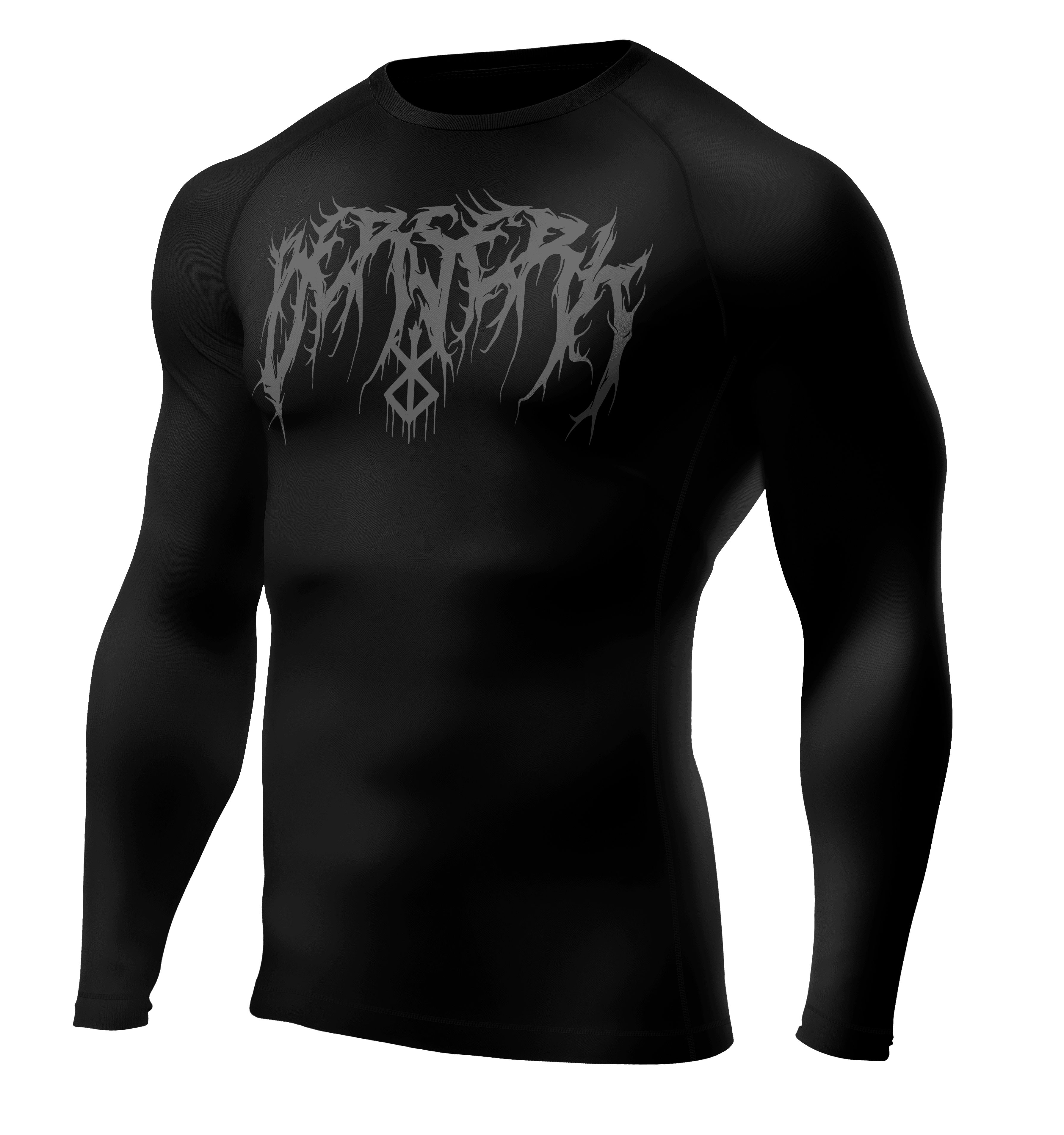 BERSERK SILVER Long Sleeve Compression T-Shirt