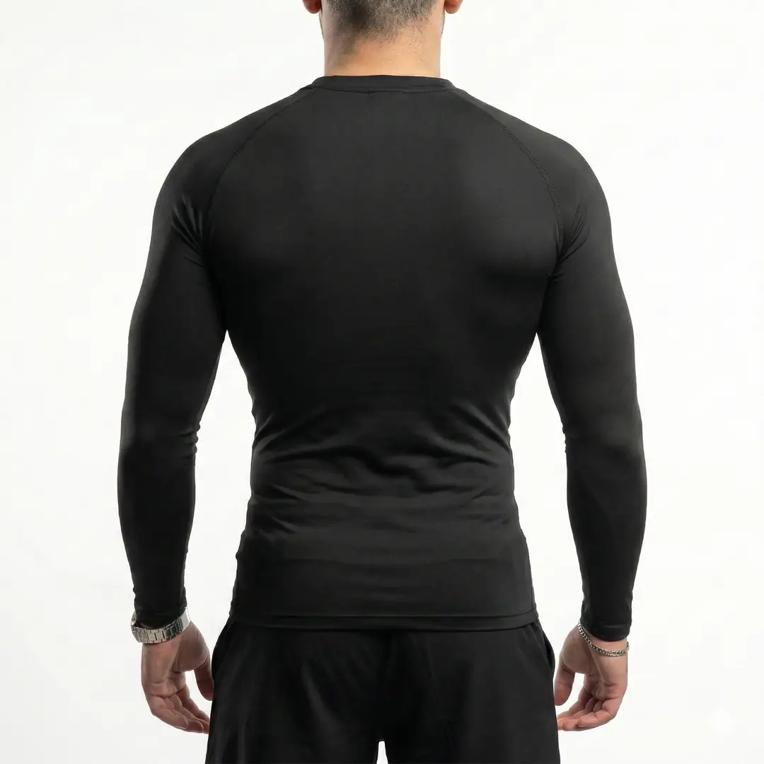 PUMP9® - BATMAN Siyah Long Sleeve Compression T-Shirt