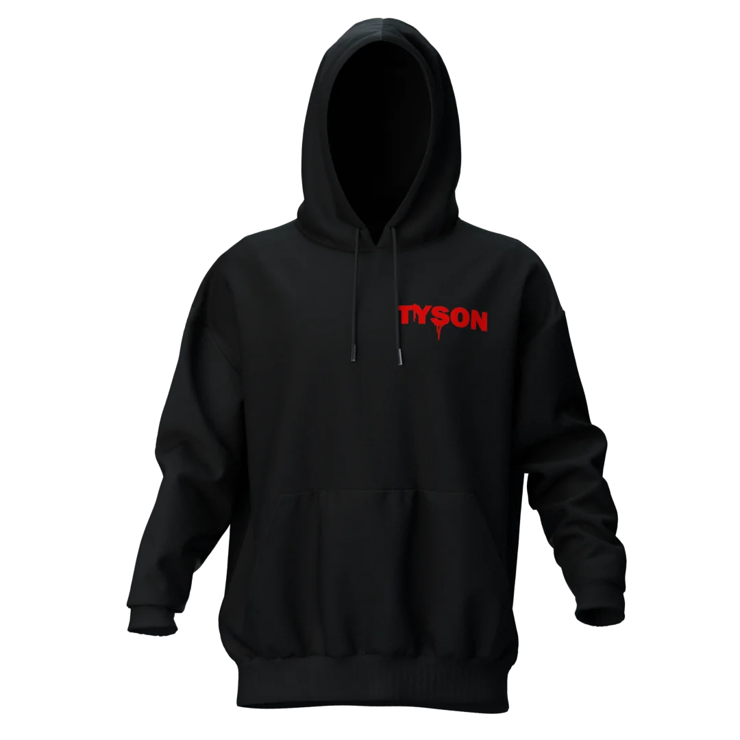 TYSON Siyah Oversize Hoodie