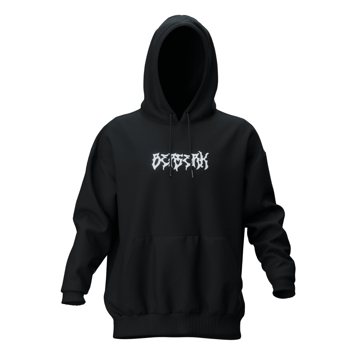 BERSERK Siyah Oversize Hoodie