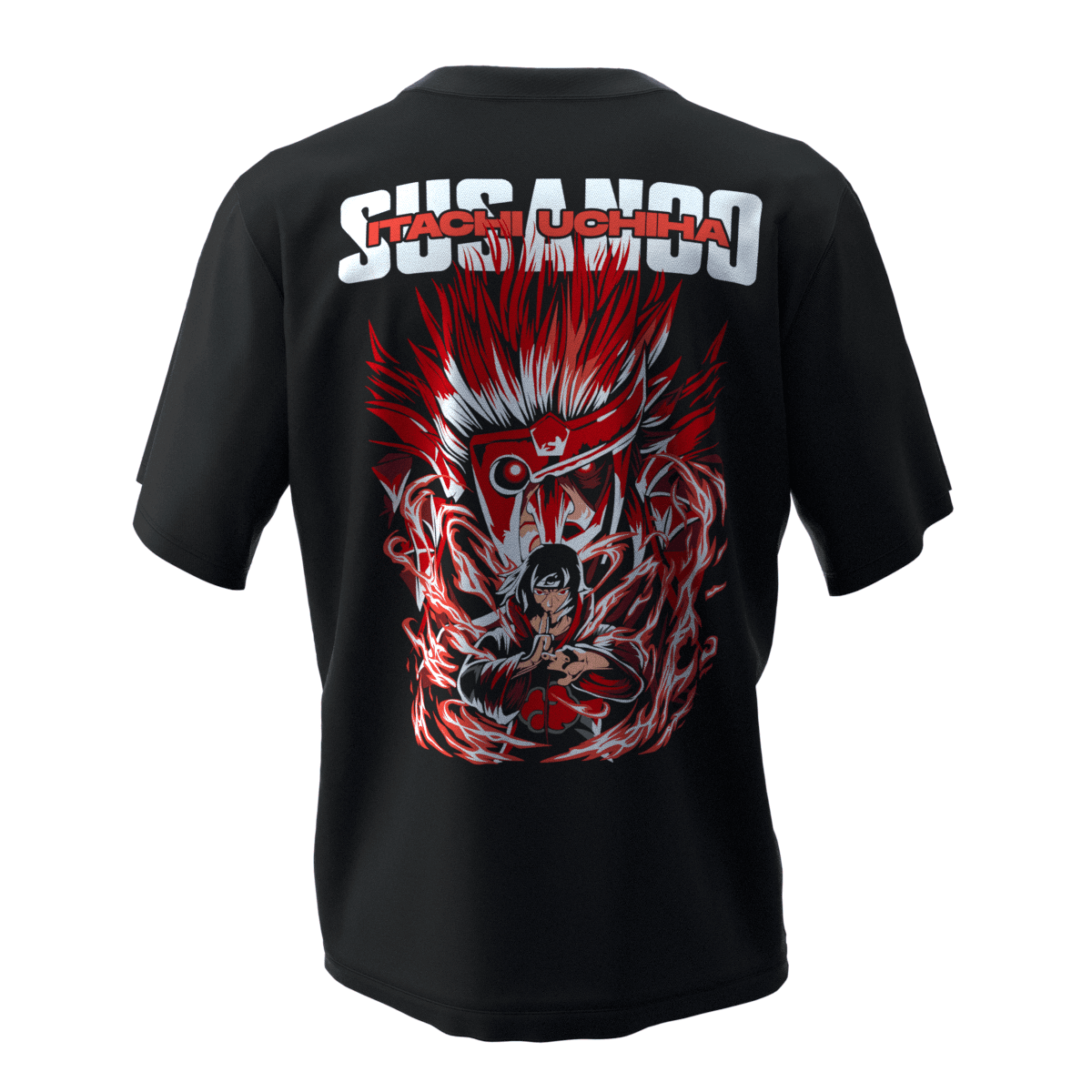 SUSANOO Siyah Oversize Kalıp T-Shirt