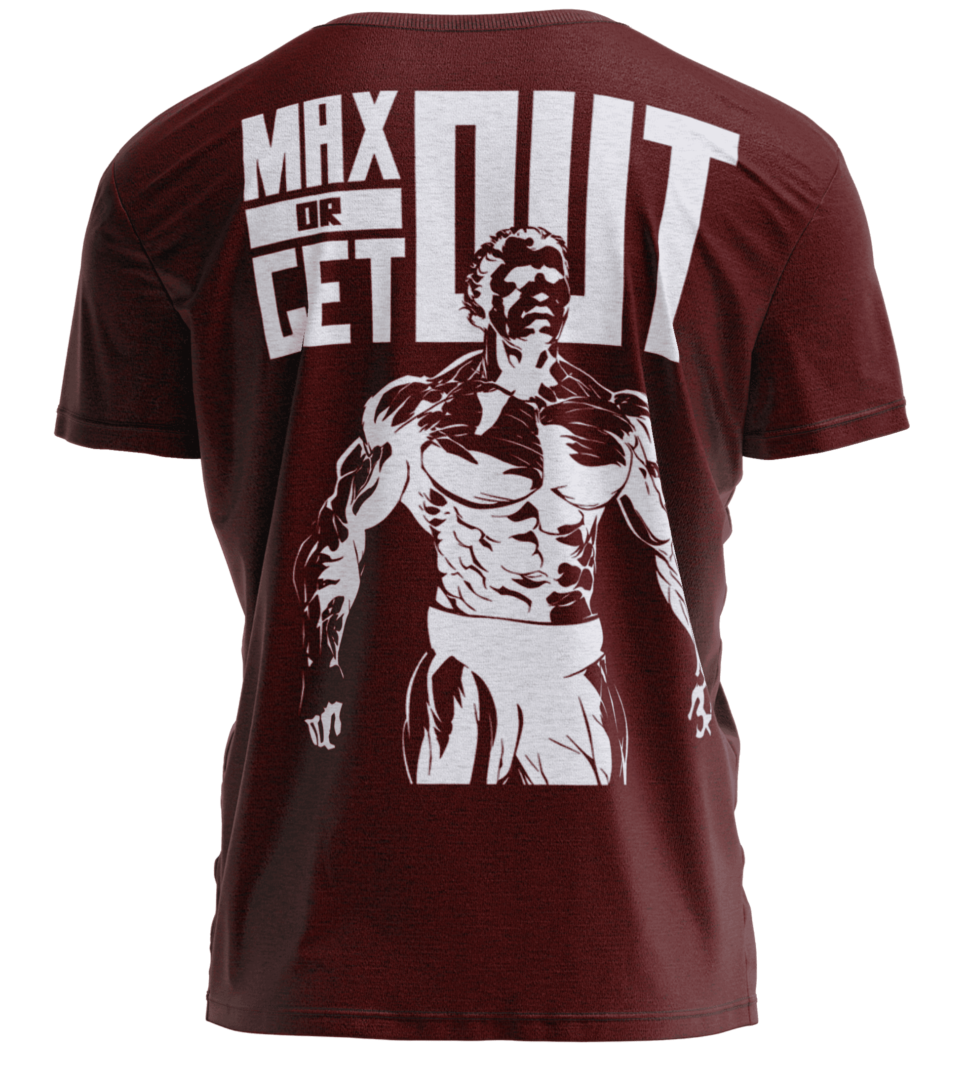 MAXOUT Bordo Regular Fit T-Shirt 