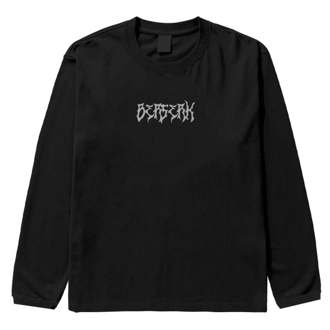 BERSERK Siyah Oversize Kalıp Long Sleeve