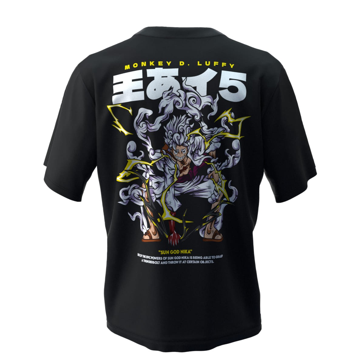 LUFFY Siyah Oversize T-Shirt