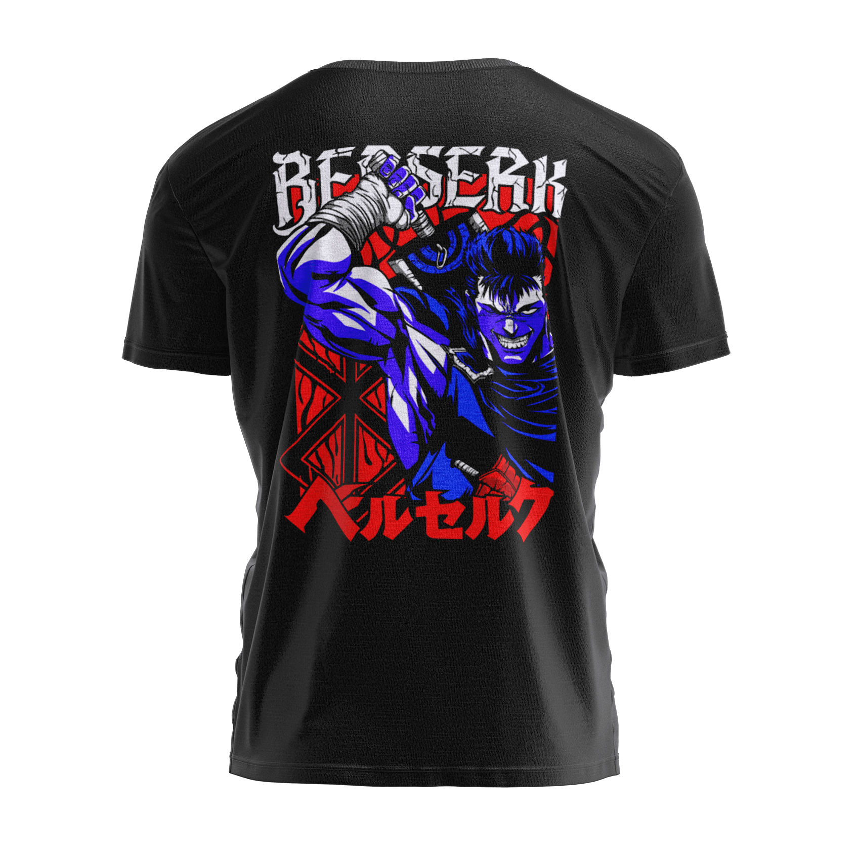 BERSERK Siyah Regular Fit T-Shirt