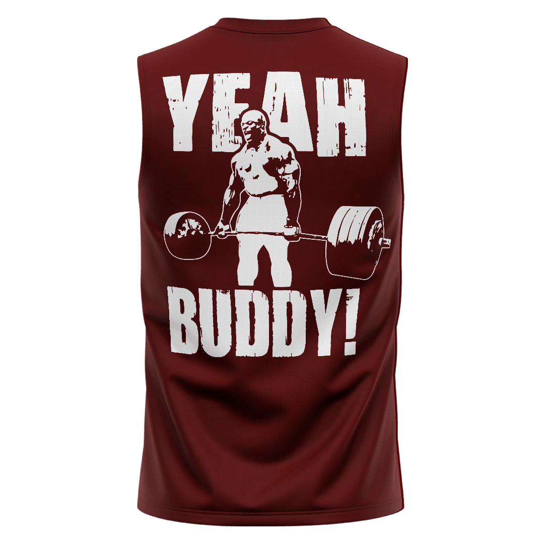 RONNIE Bordo Regular Fit Sleeveless T-Shirt 