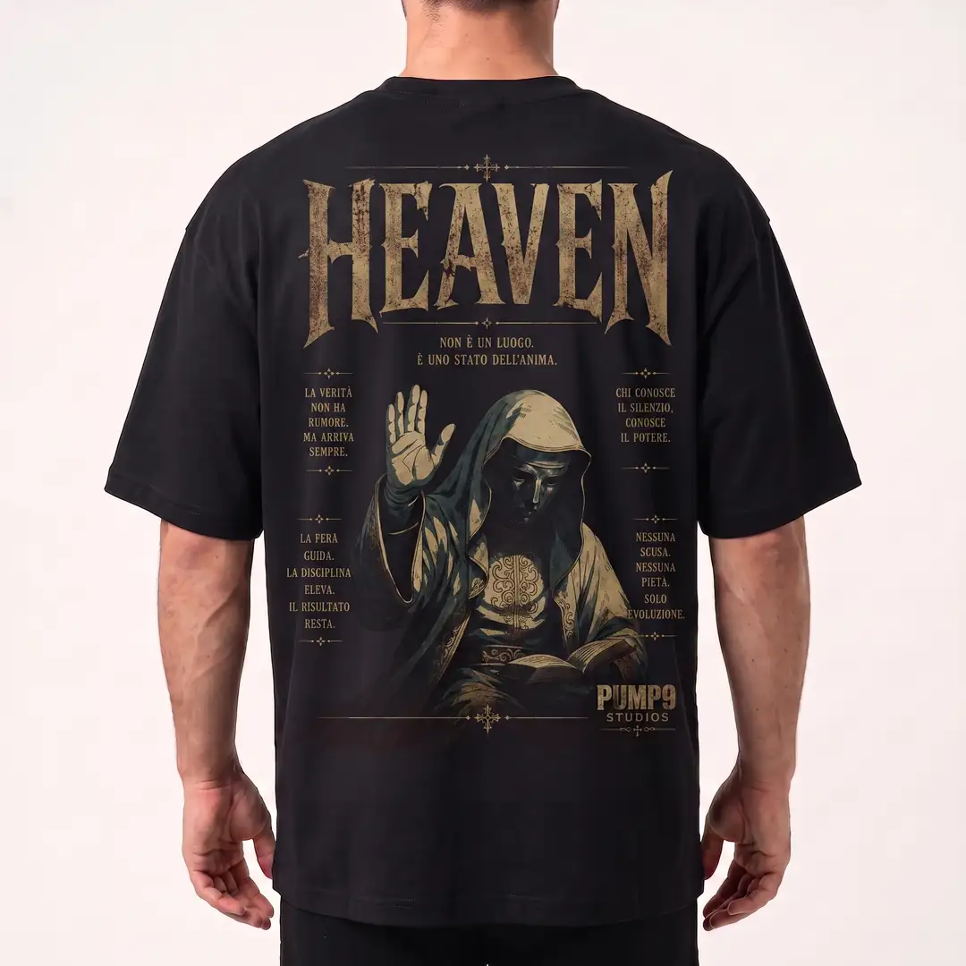 PUMP9® - Siyah Oversize T-Shirt