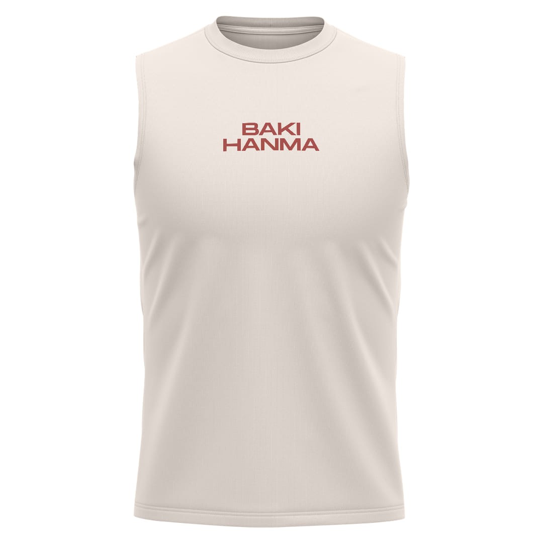 BAKI Kırık Beyaz Regular Fit Sleeveless T-Shirt