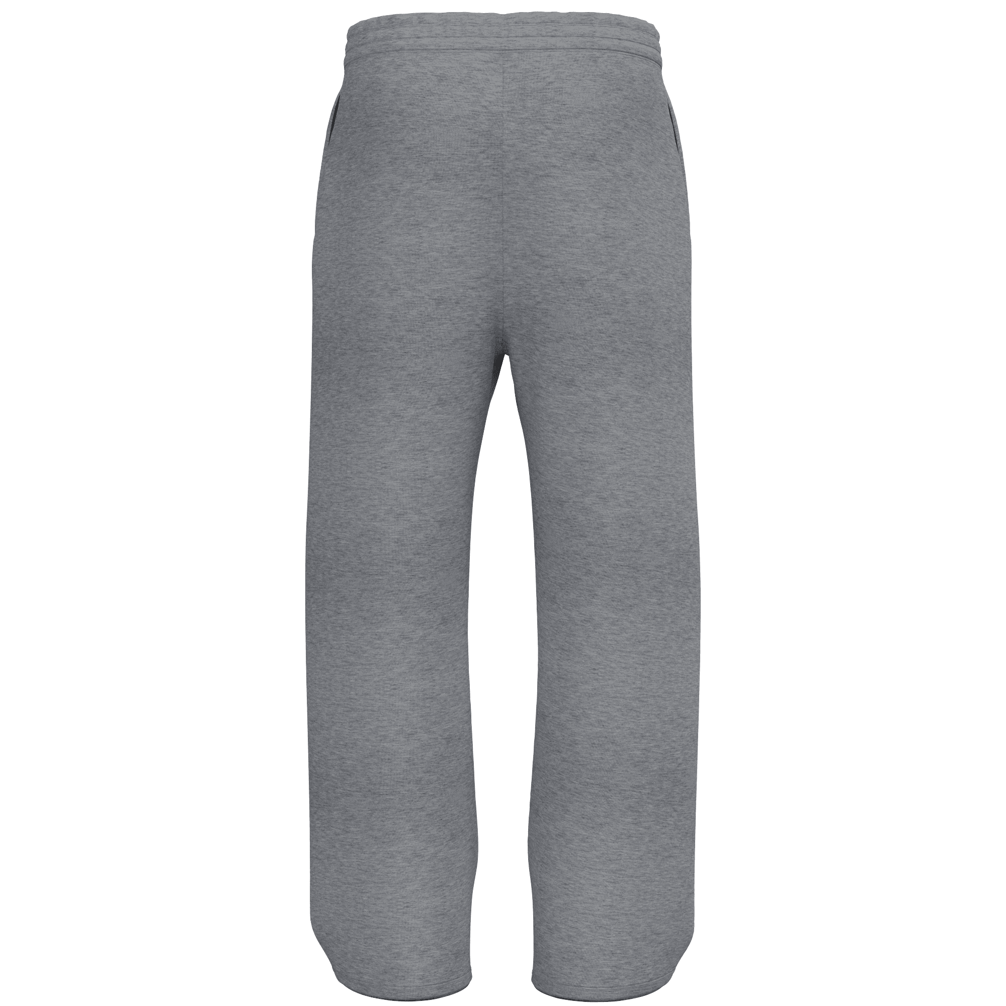 PUMP9 Gri Baggy Düz Paça Eşofman Altı