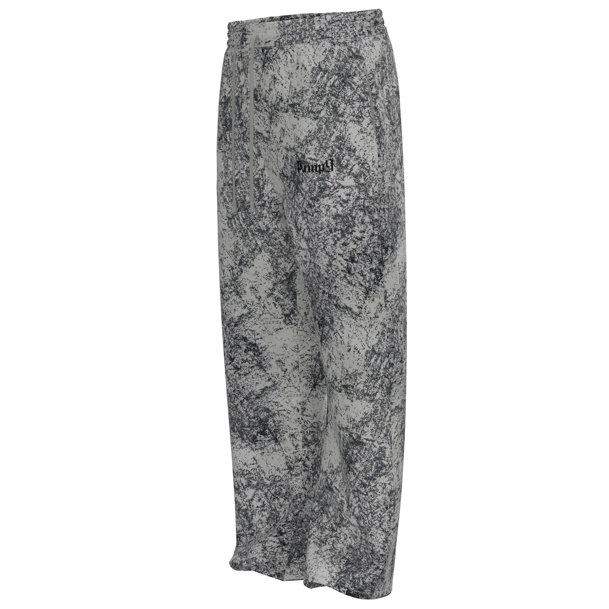 PUMP9 Smoke Wash Baggy Düz Paça Eşofman