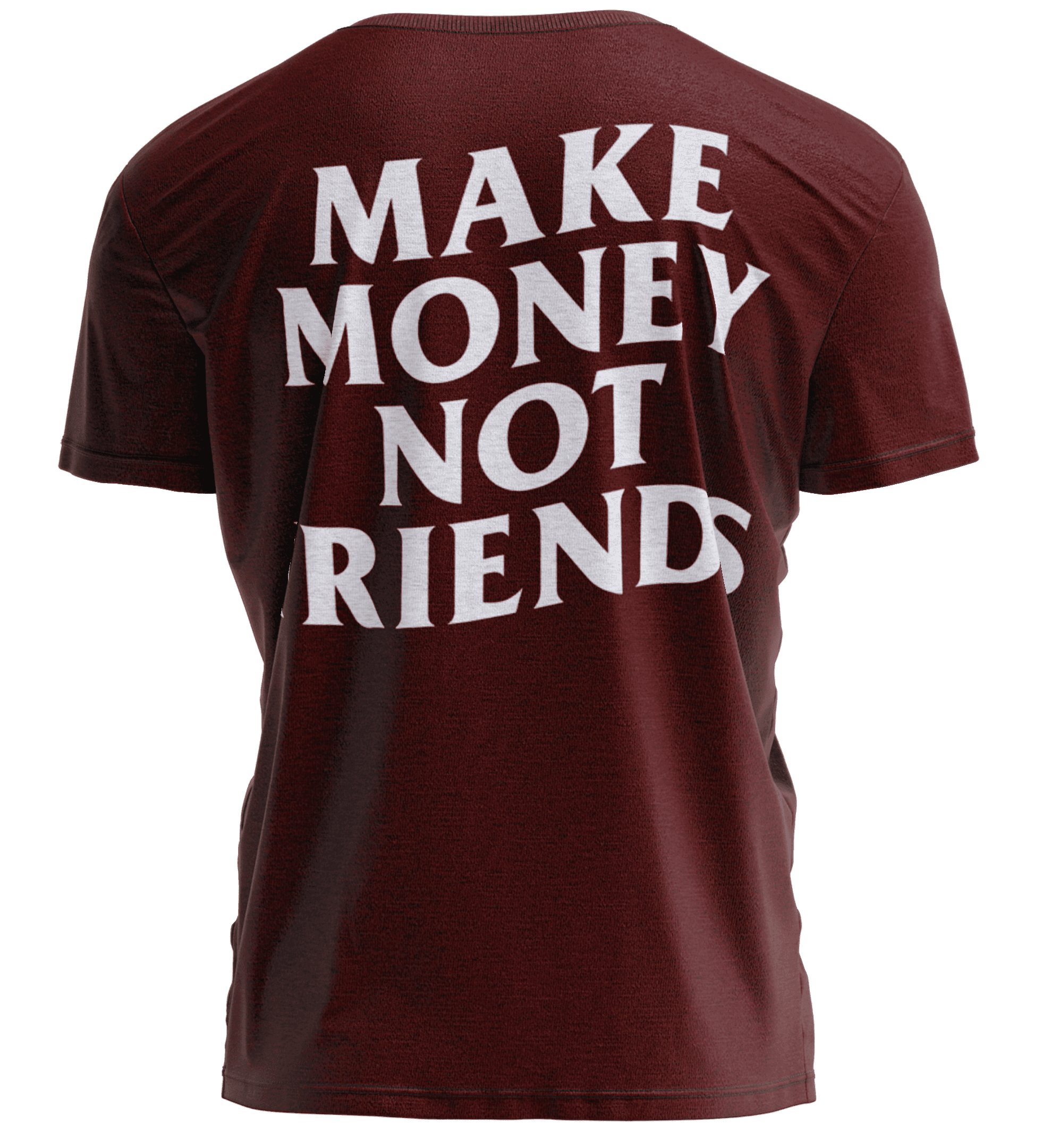 MAKEMONEY Bordo Regular Fit T-Shirt 