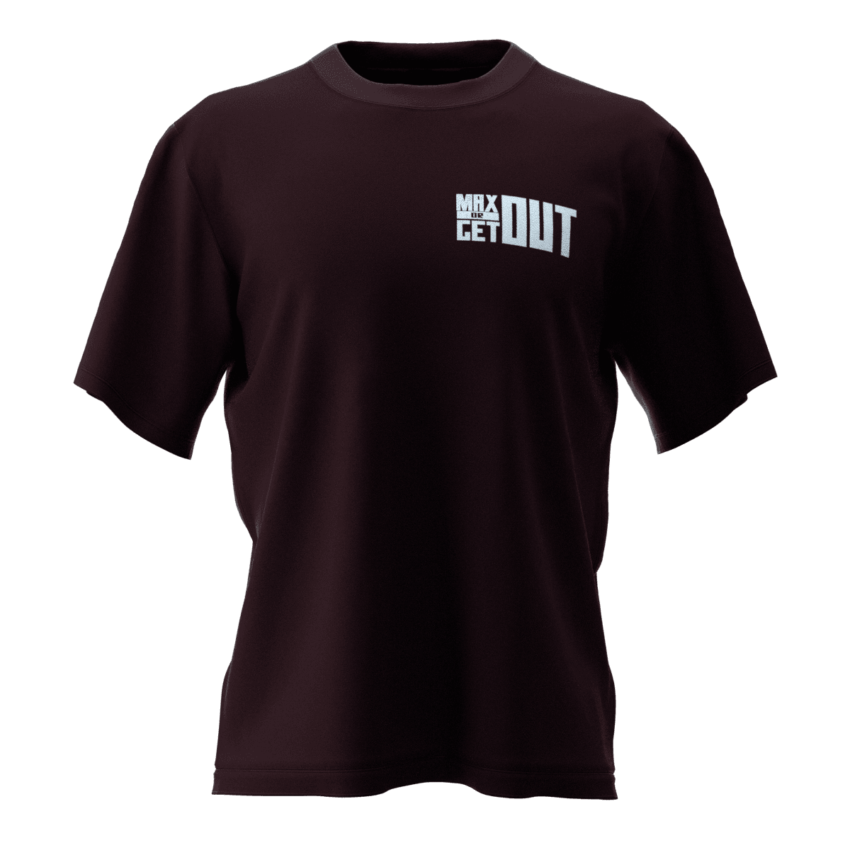 MAXOUT Bordo Oversize T-Shirt 