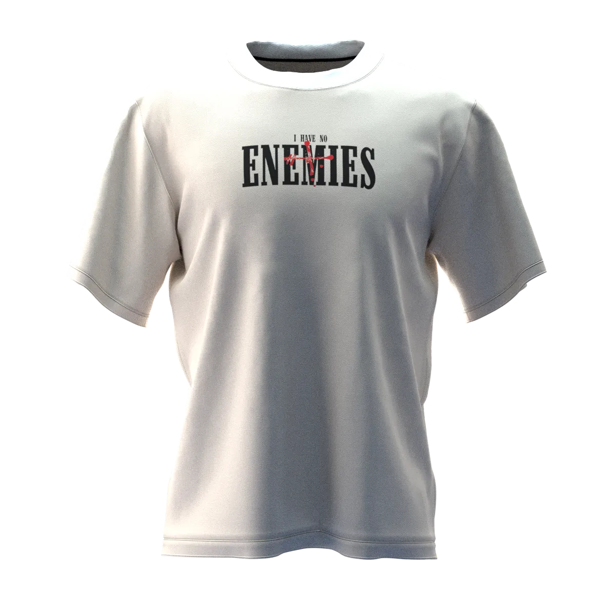 VINLAND Kırık Beyaz Oversize T-Shirt