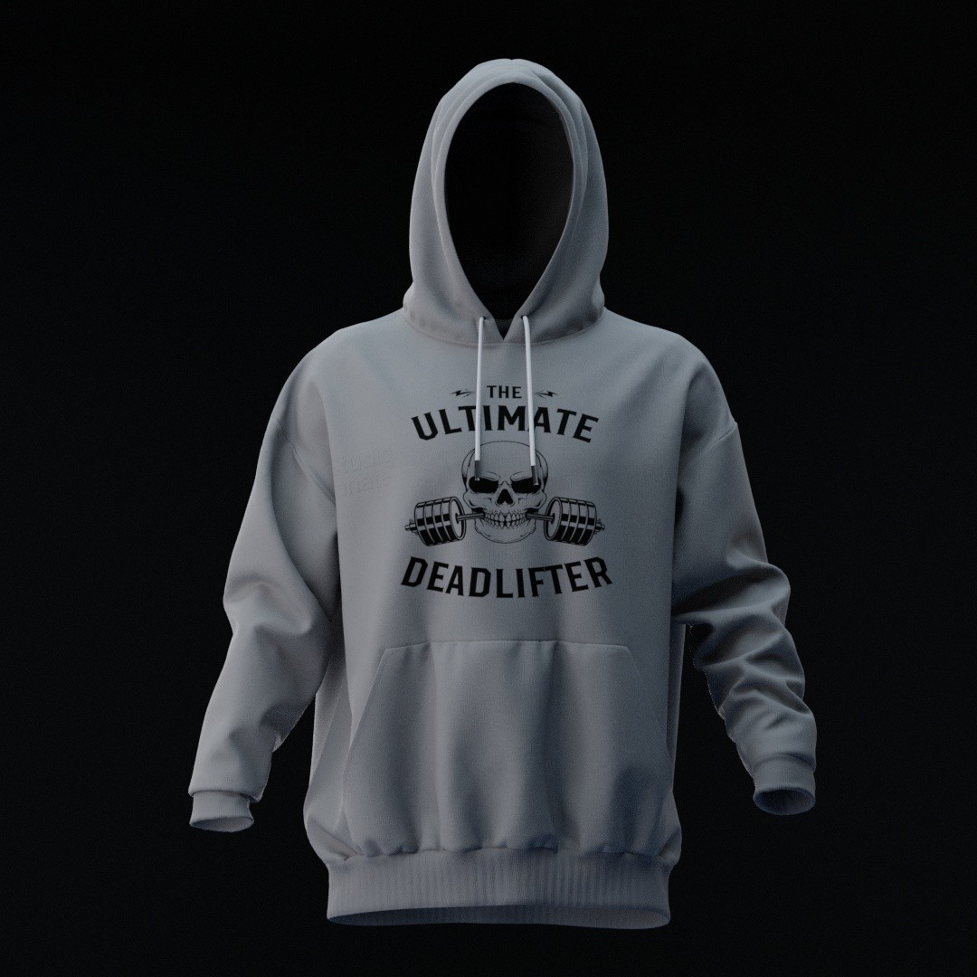 DEADLIFTER Gri Oversize Hoodie