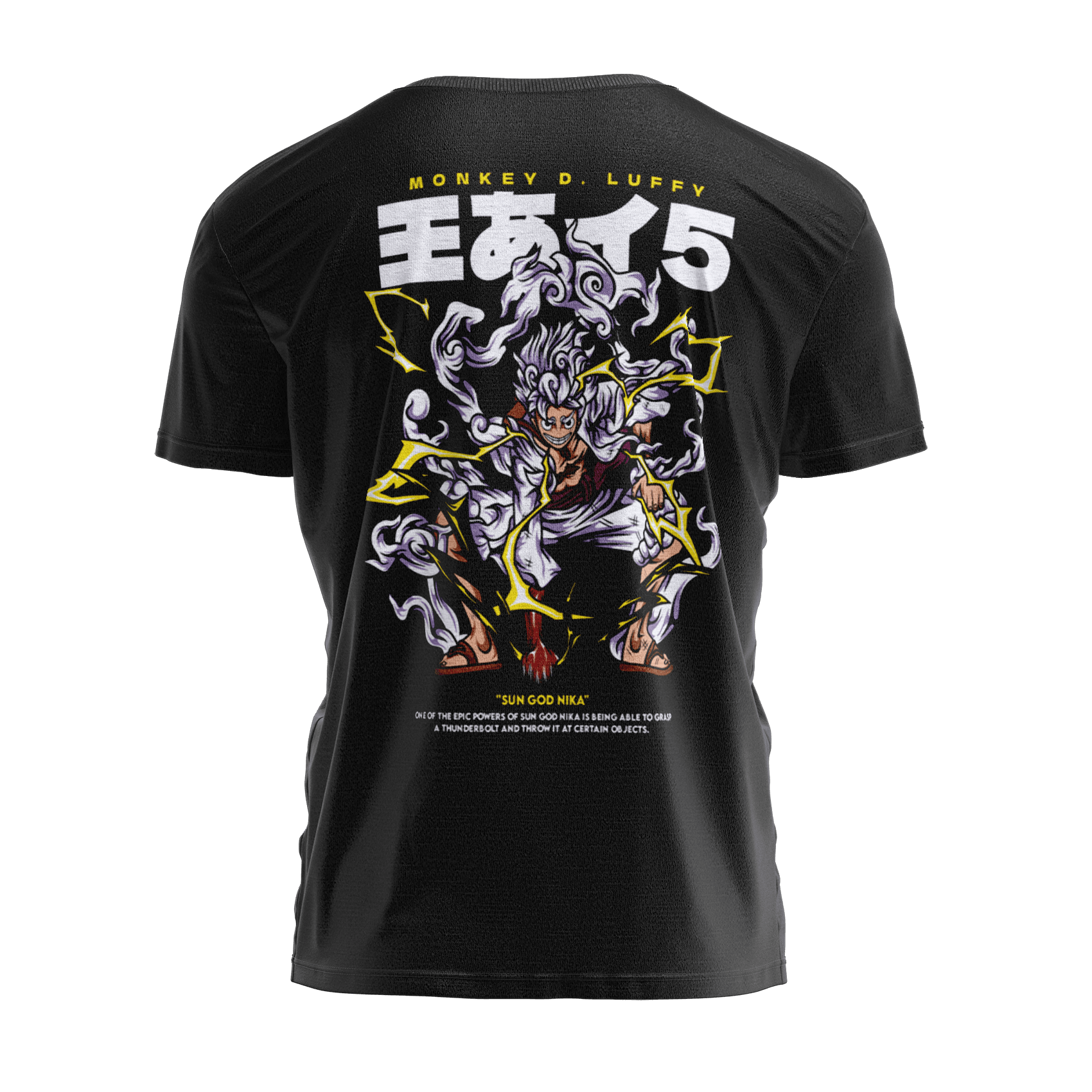 LUFFY Siyah Regular Fit T-Shirt