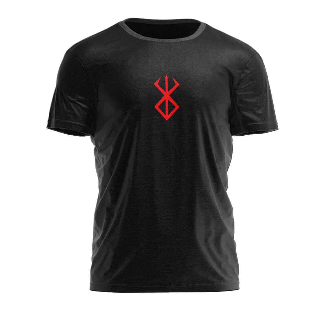 BERSERK Siyah Baskılı Regular Fit T-Shirt