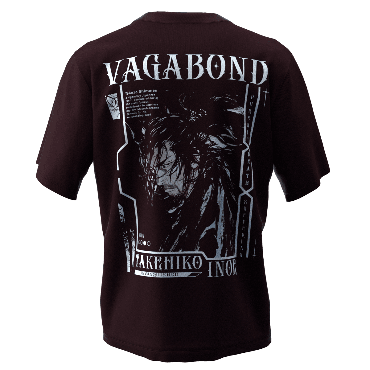 VAGABOND Bordo Oversize T-Shirt 