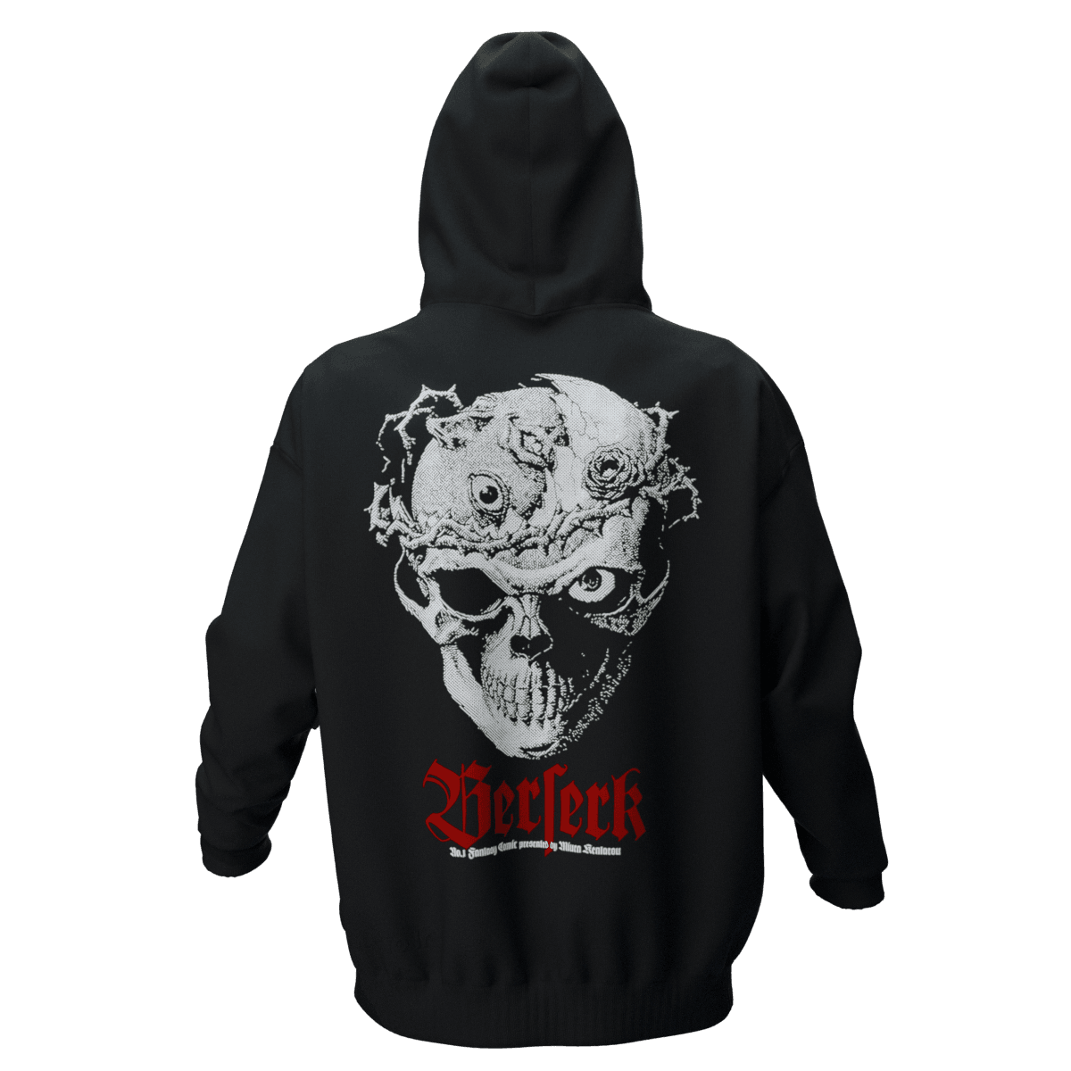 BERSERK Siyah Oversize Hoodie