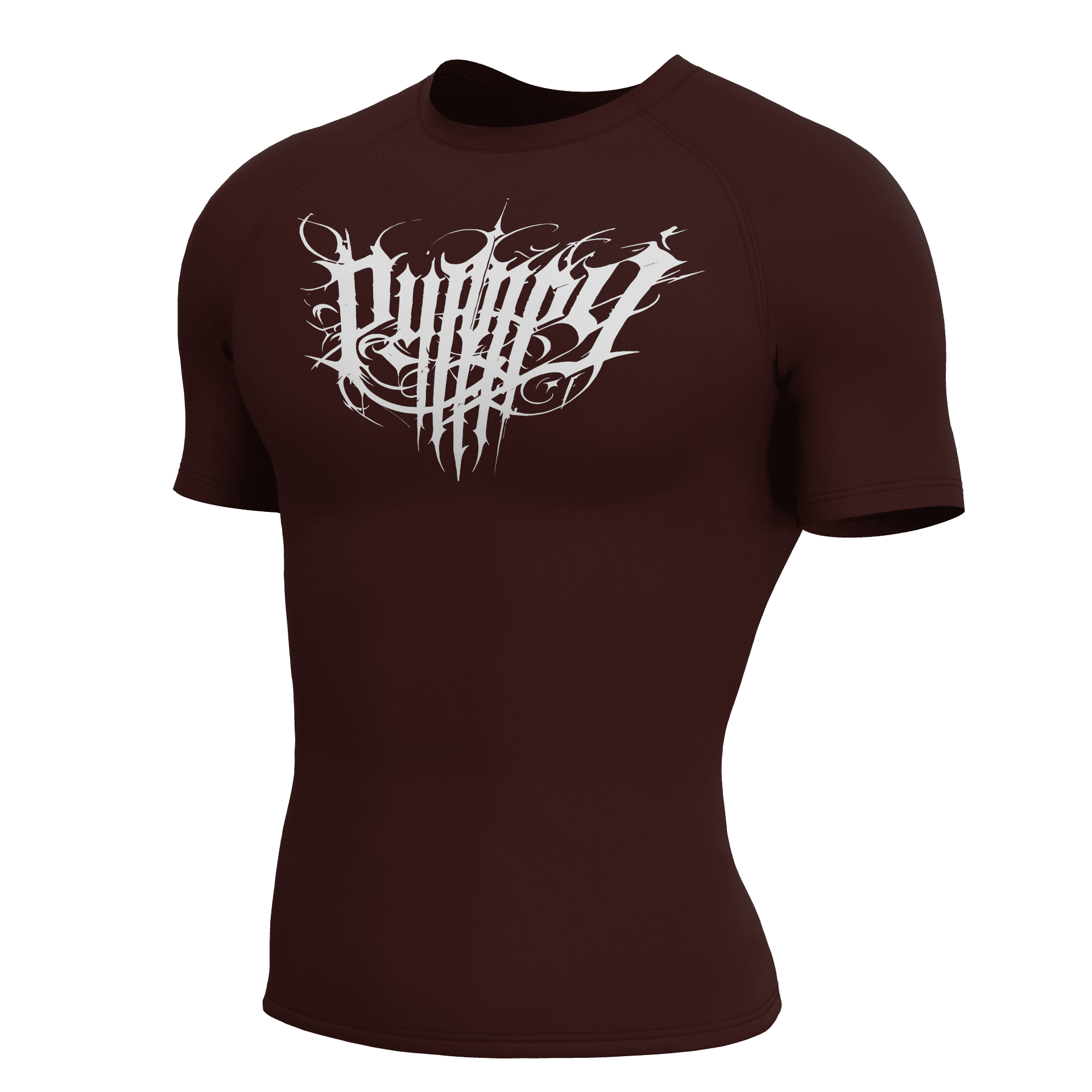 PUMP9 VORTEX Bordo Short Sleeve Compression T-Shirt