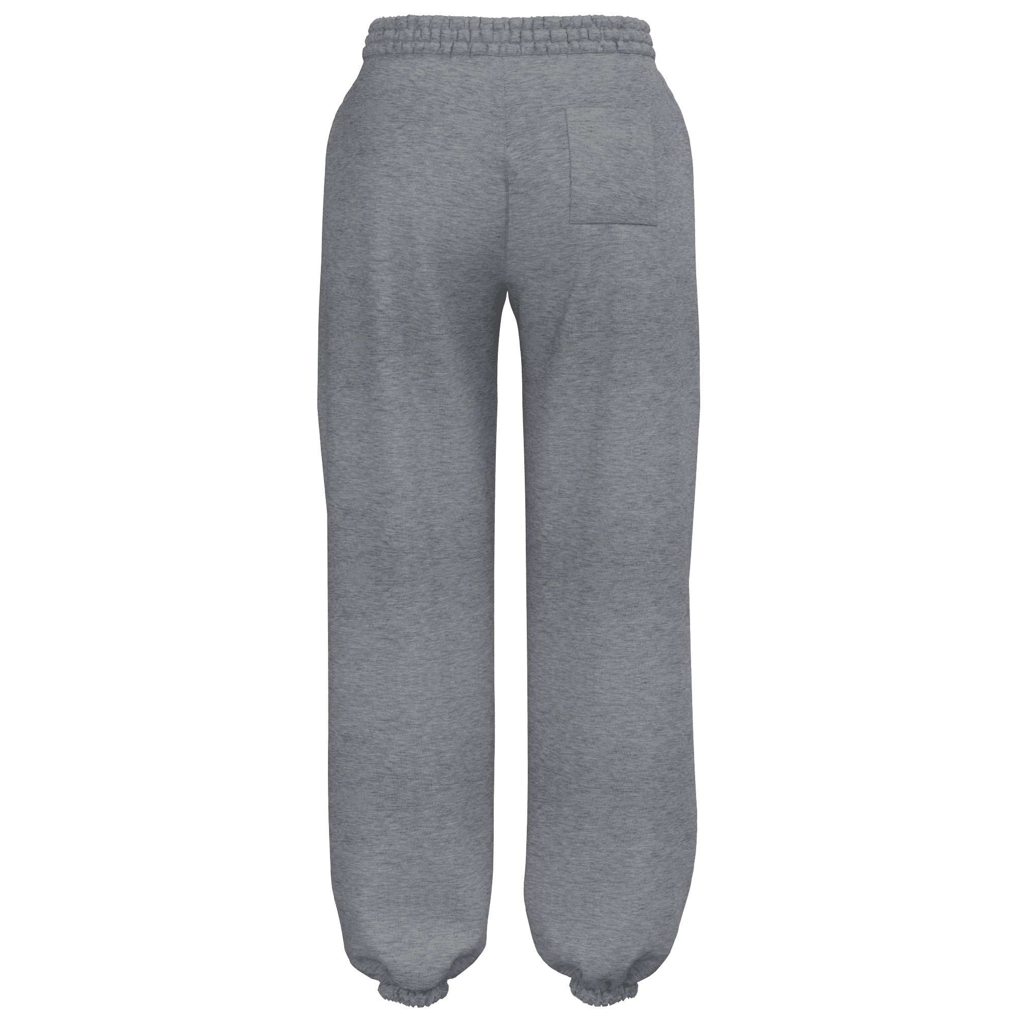 PUMP9 Gri Baggy Lastikli Paça Eşofman