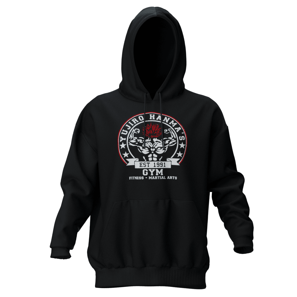 HANMAGYM Siyah Oversize Hoodie