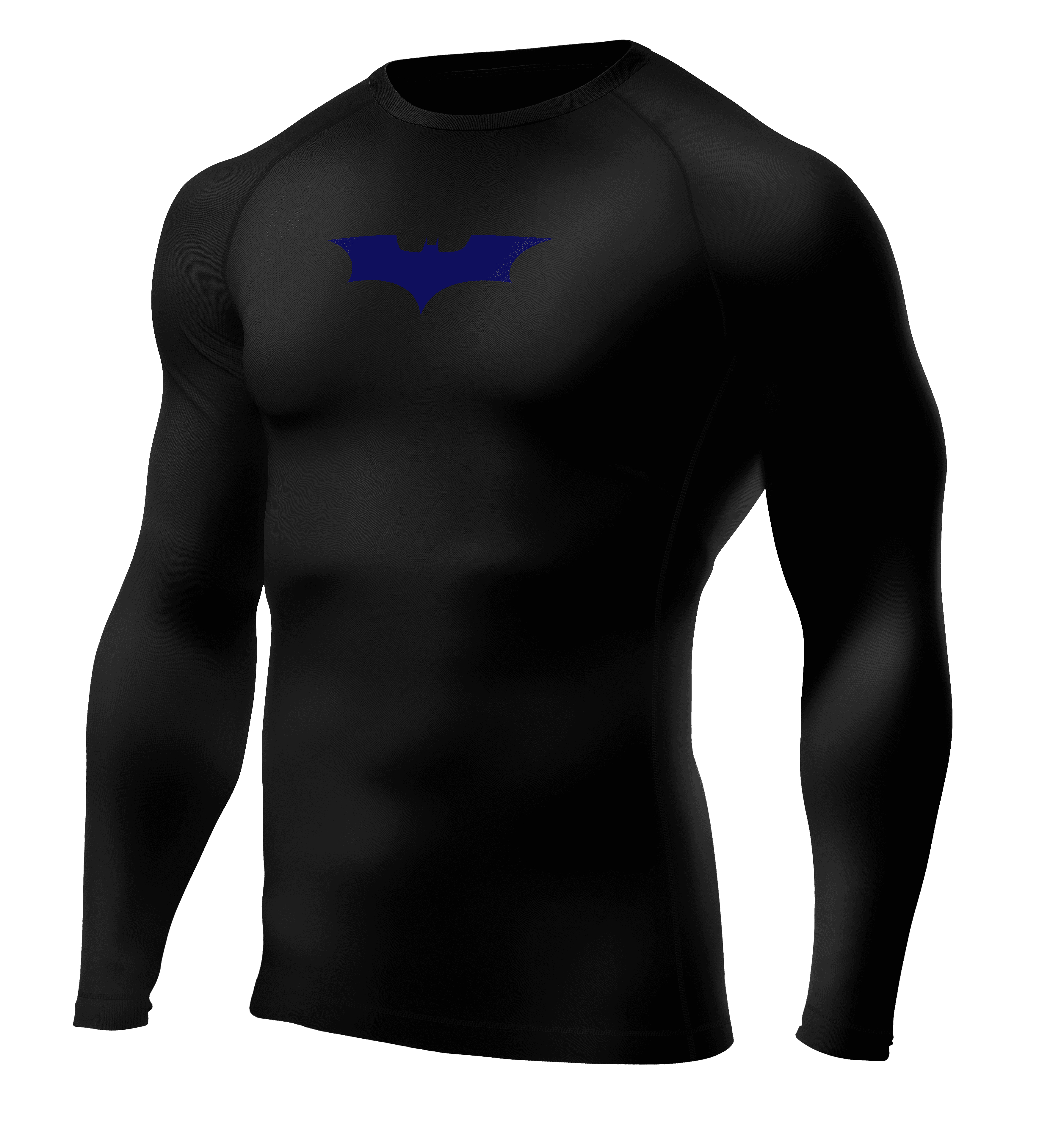 BATMAN BLUE Long Sleeve Compression T-Shirt