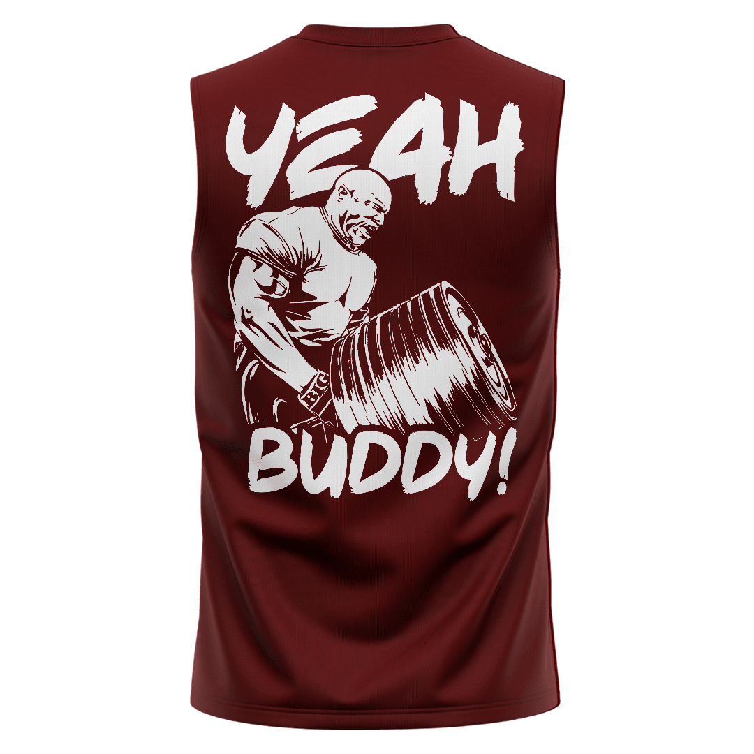 RONNIE Bordo Regular Fit Sleeveless T-Shirt 
