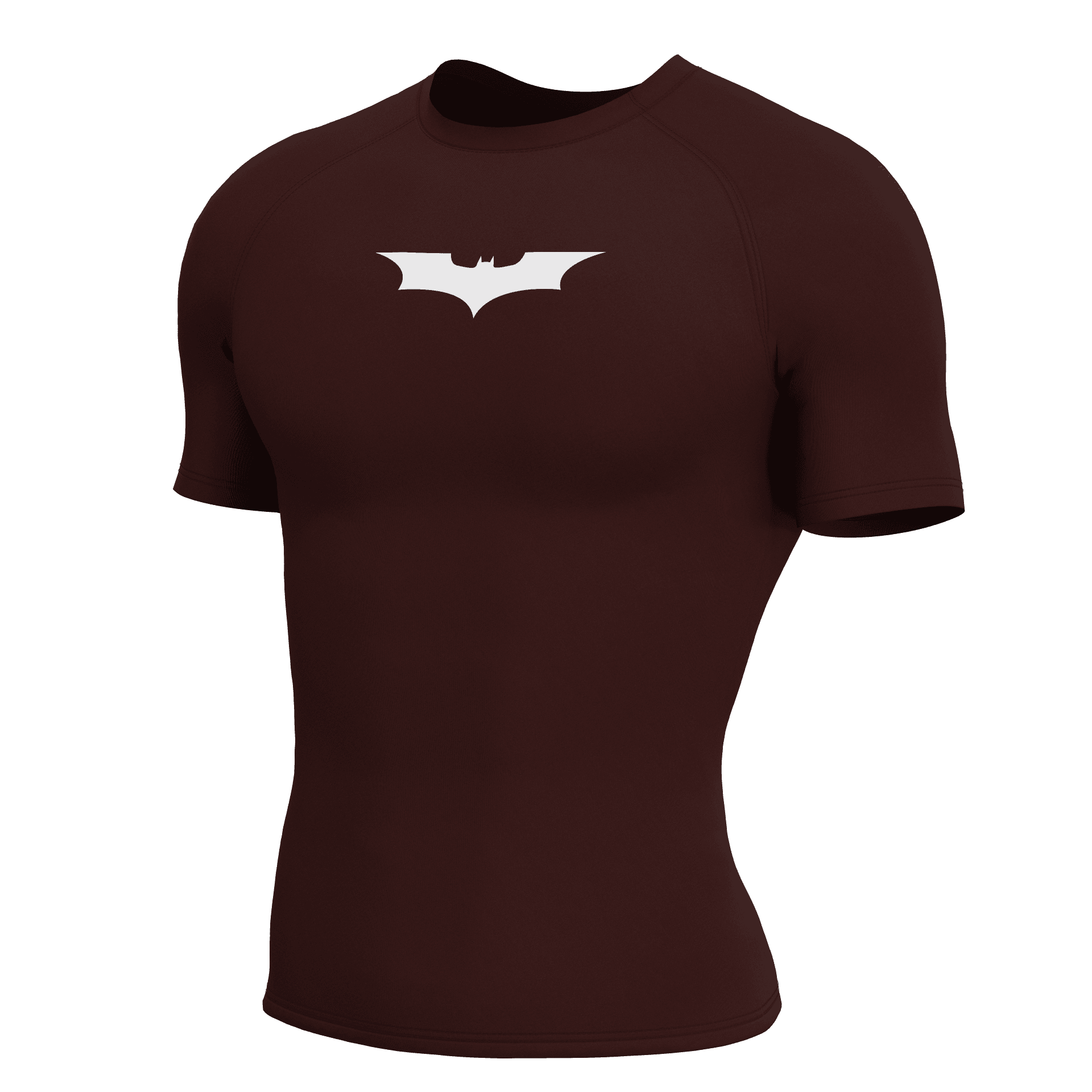 BATMAN Bordo Short Sleeve Compression T-Shirt