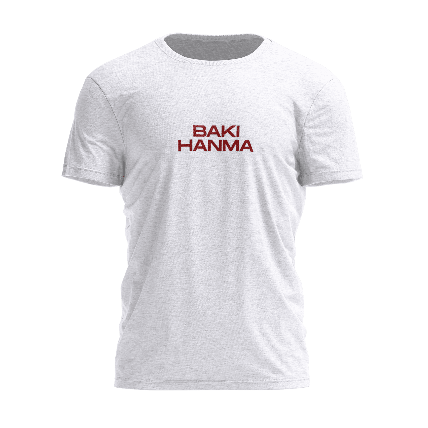 BAKI HANMA Beyaz Regular Fit T-Shirt