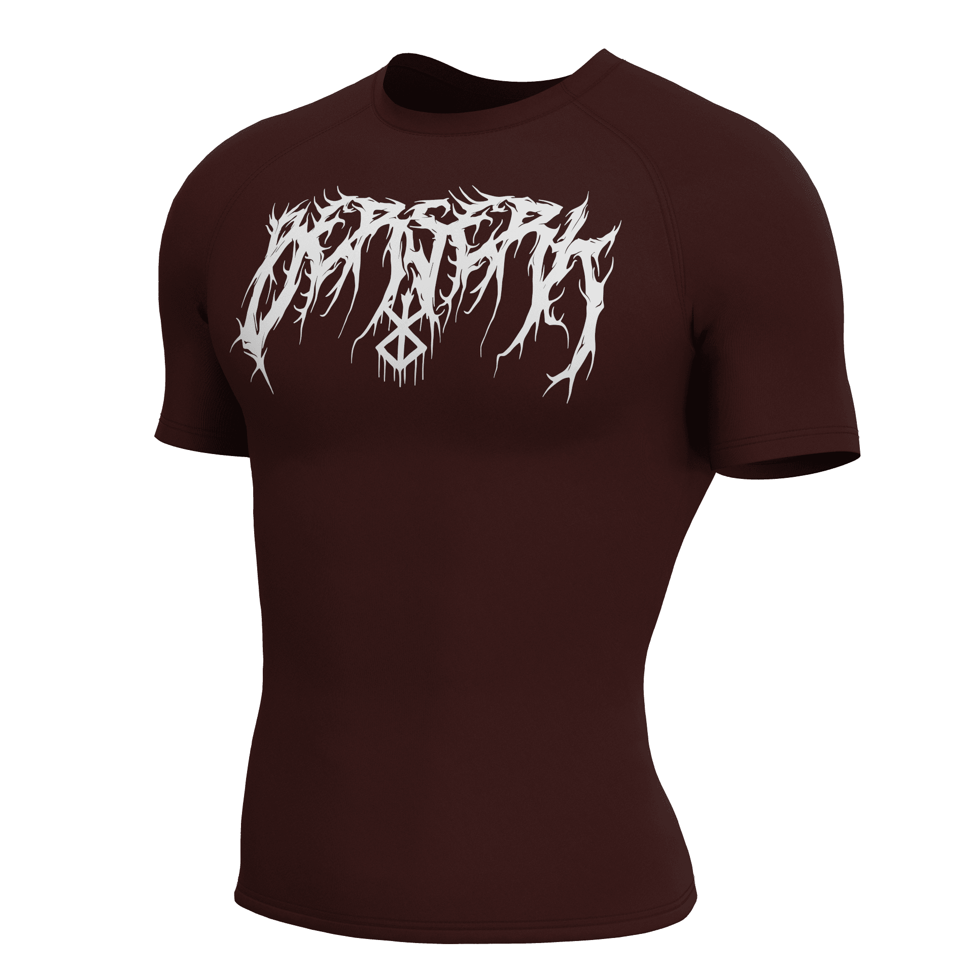 BERSERK Bordo Short Sleeve Compression T-Shirt