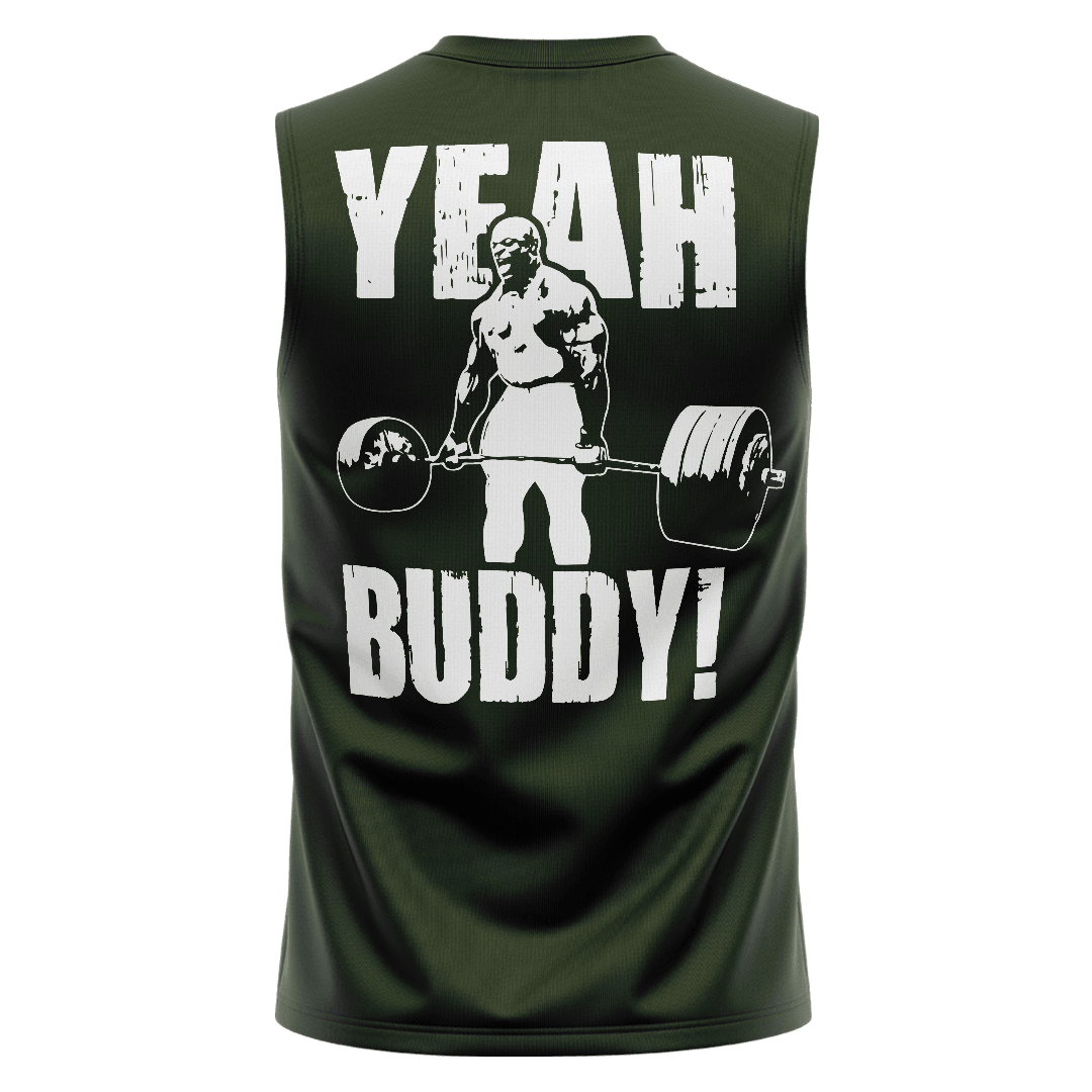 RONNIE Haki Yeşili Regular Fit Sleeveless T-Shirt