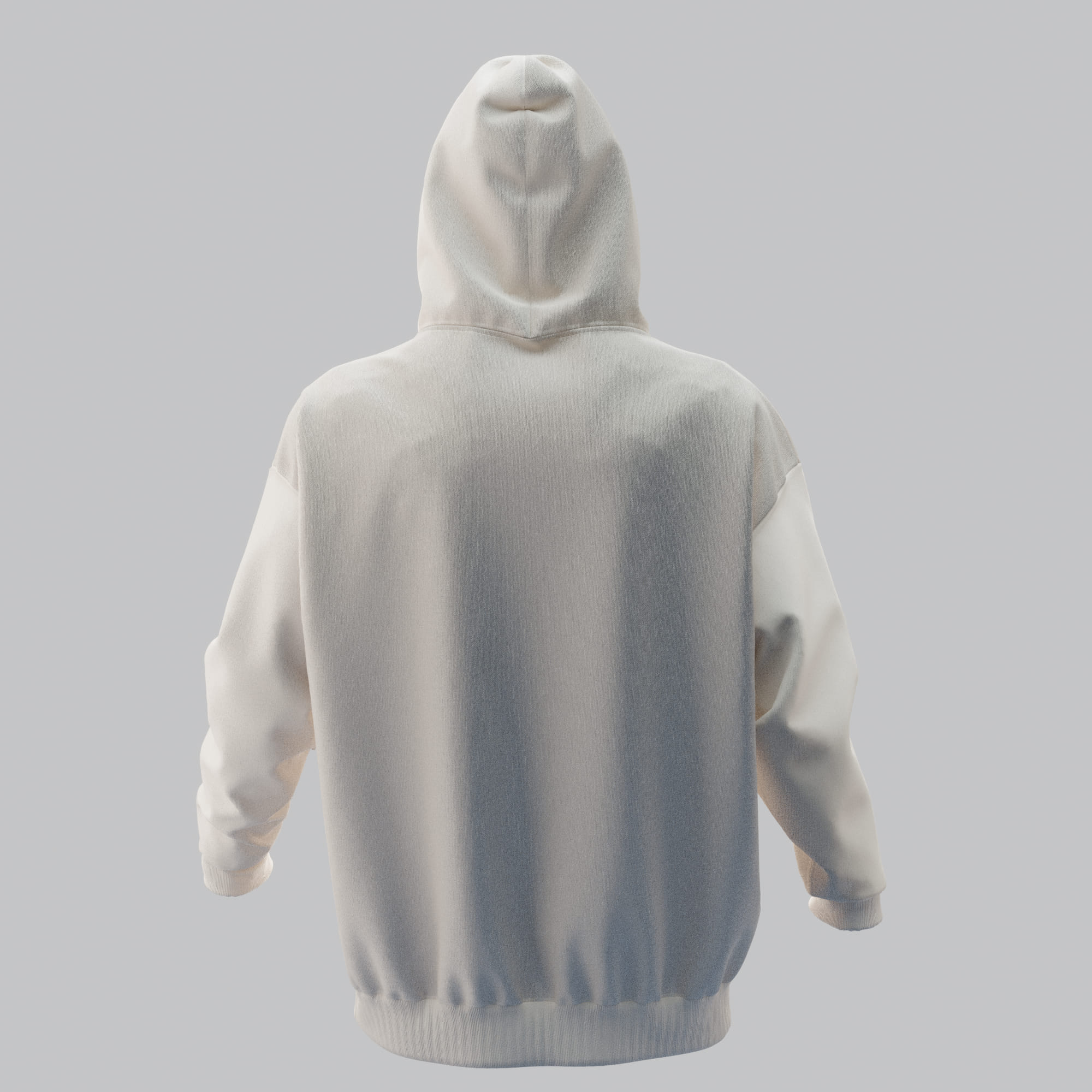 GORILLA Kırık Beyaz Oversize Hoodie