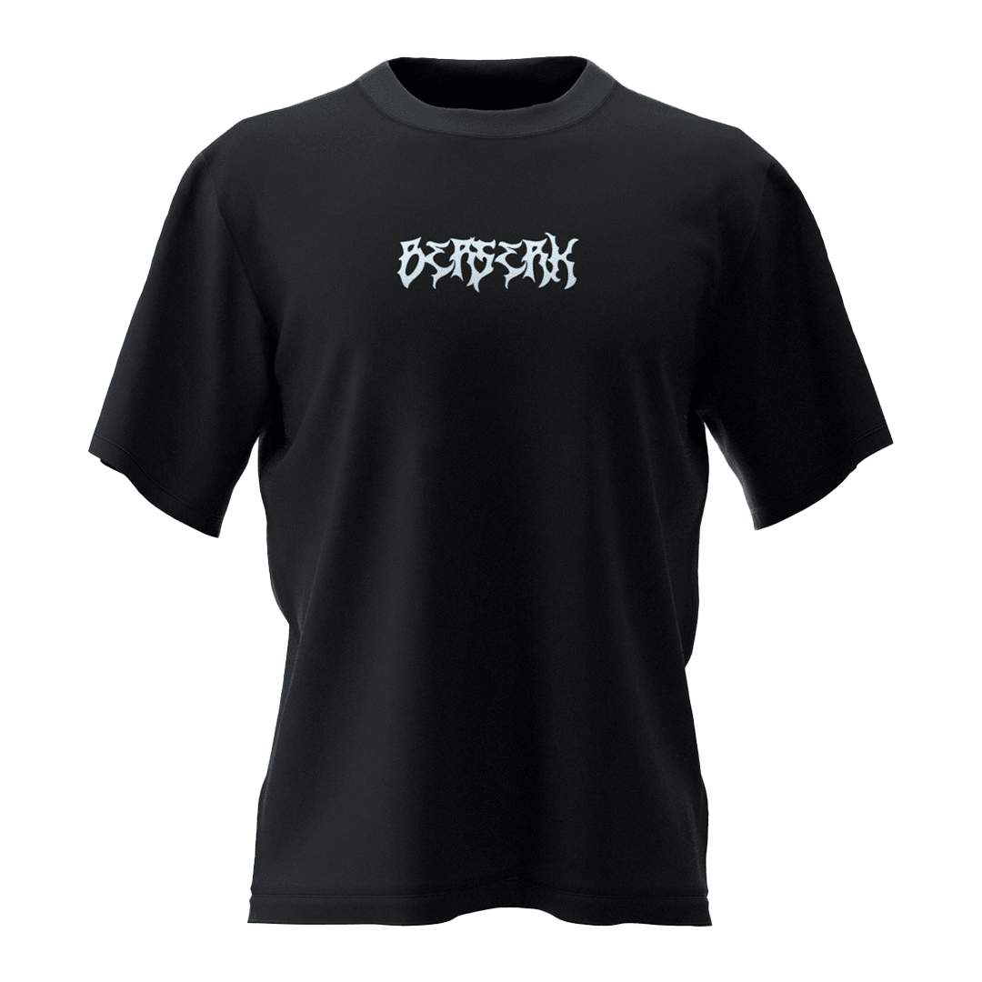 BERSERK Siyah Oversize T-Shirt