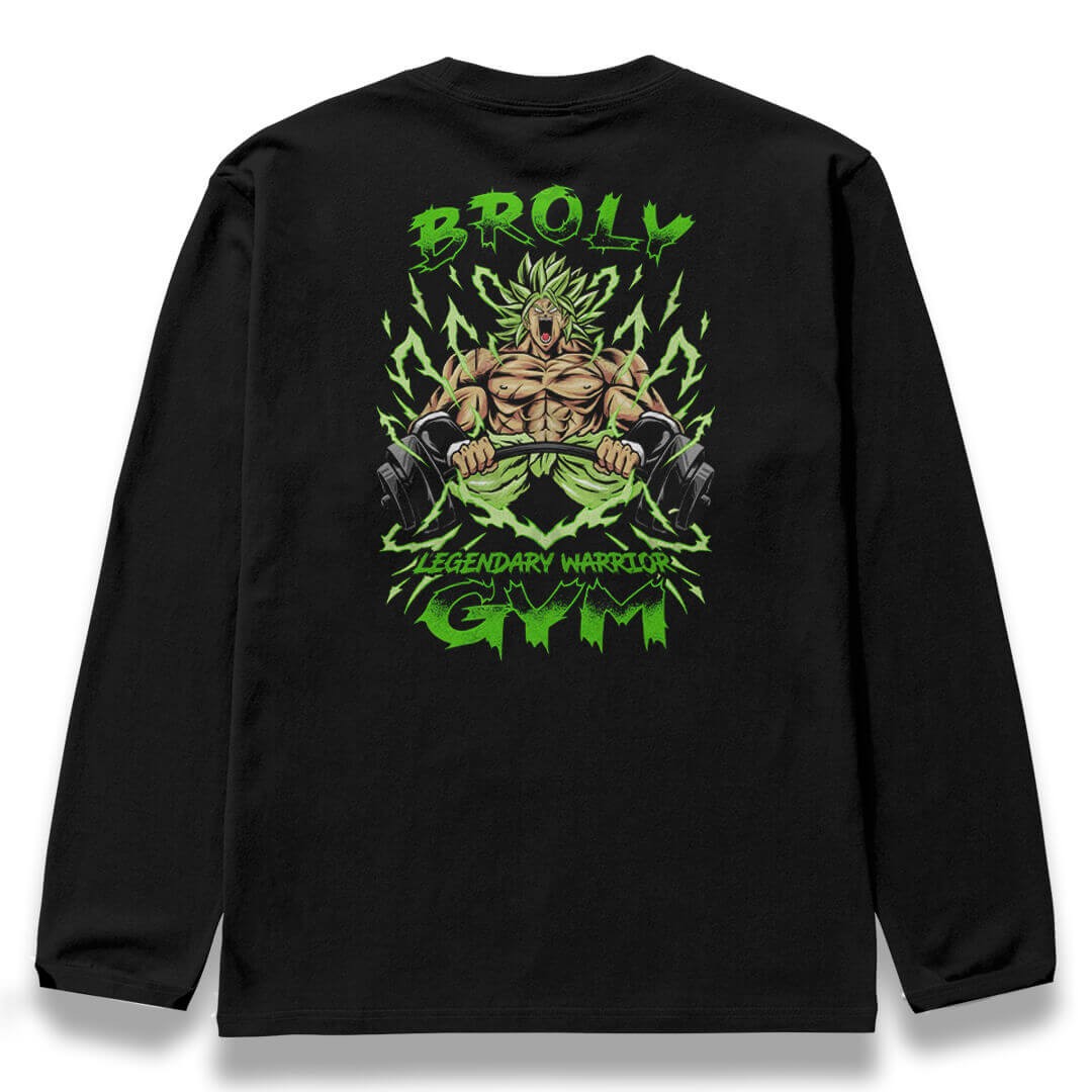 BROLY Siyah Oversize Kalıp Long Sleeve