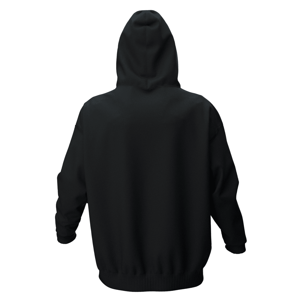 HANMAGYM Siyah Oversize Hoodie