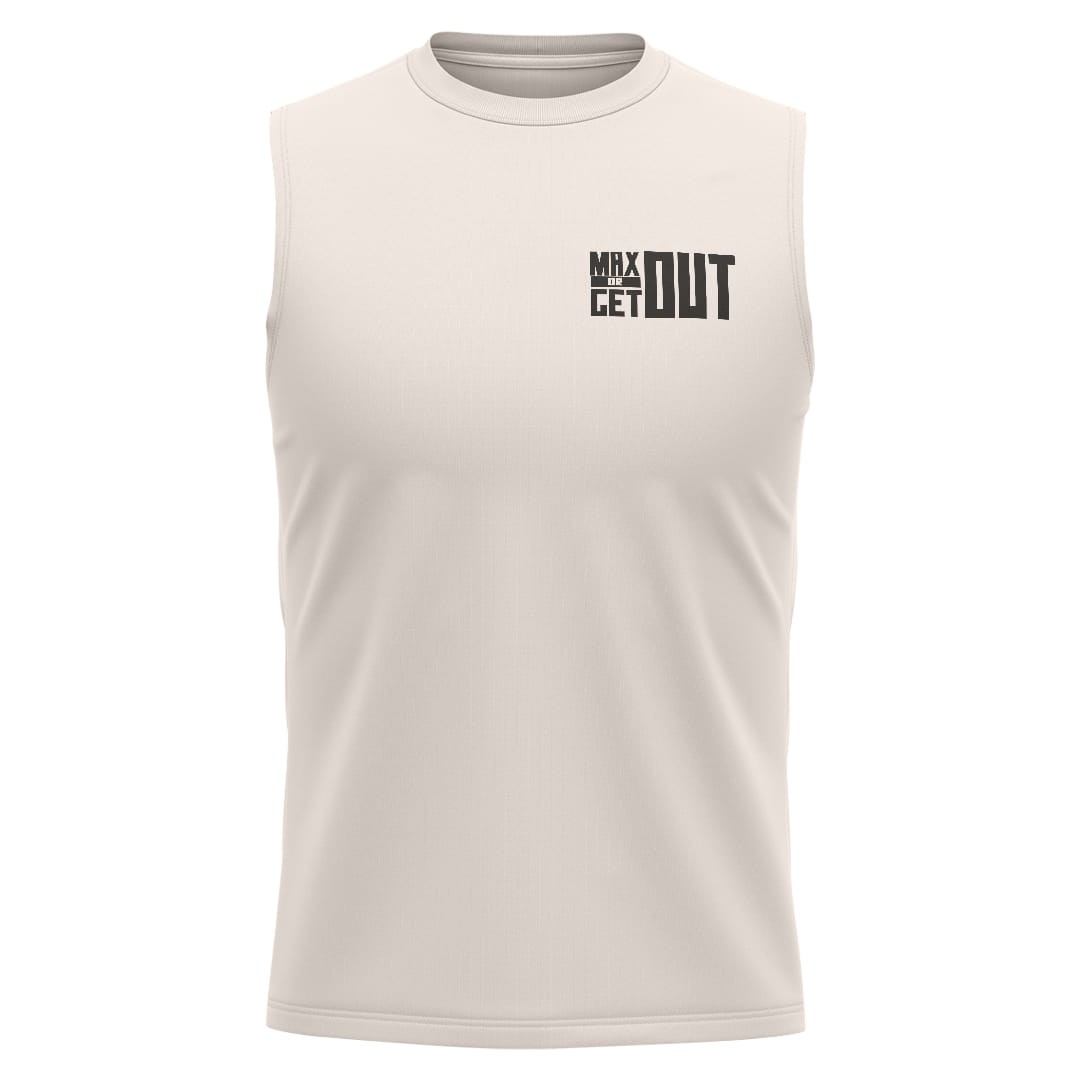 MAXOUT Kırık Beyaz Regular Fit Sleeveless T-Shirt