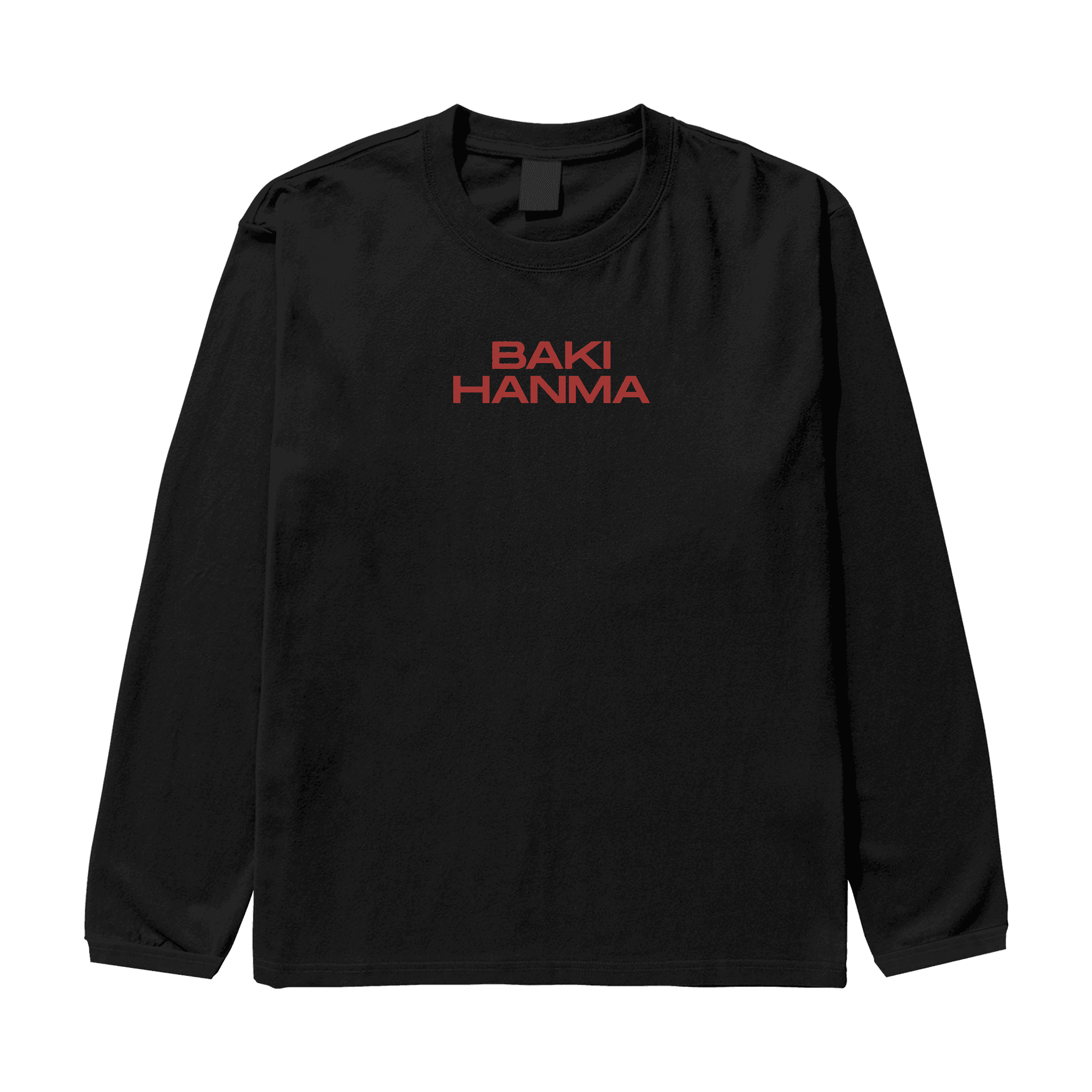 BAKI Siyah Oversize Long Sleeve T-Shirt