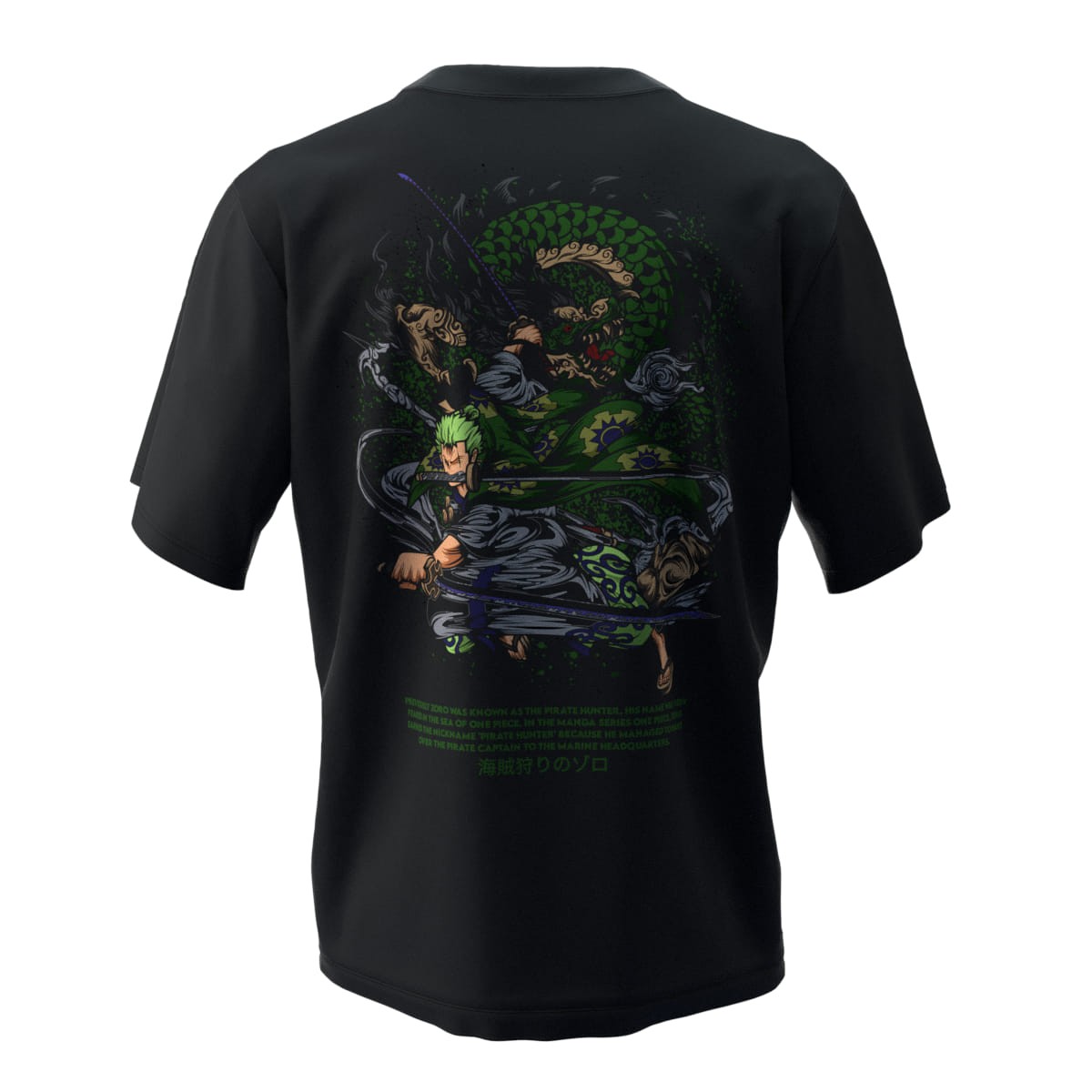 ZORO Siyah Oversize T-Shirt