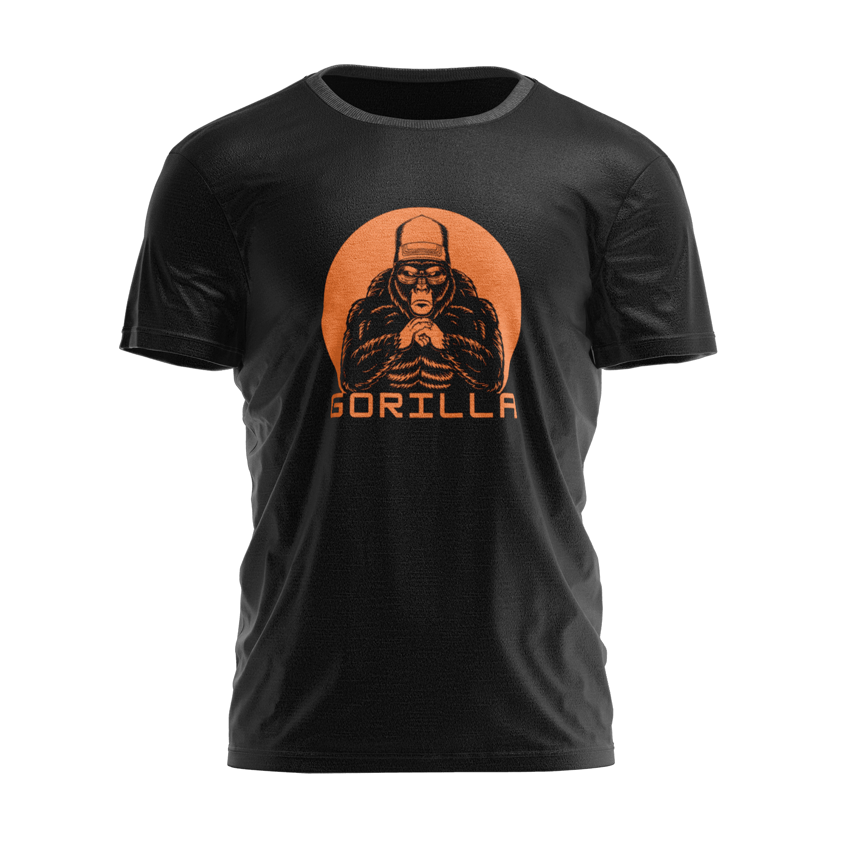 GORILLA Siyah Regular Fit T-Shirt