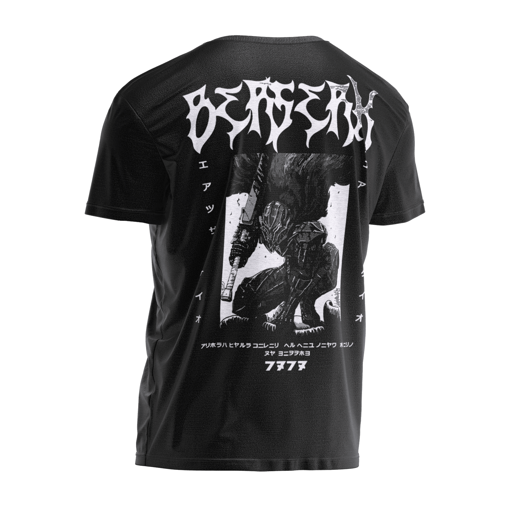 BERSERK Siyah Regular Fit T-Shirt