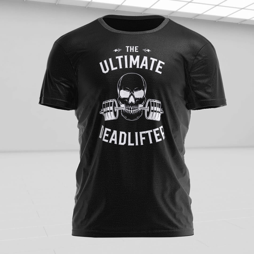 DEADLIFTER Siyah Regular Fit T-Shirt