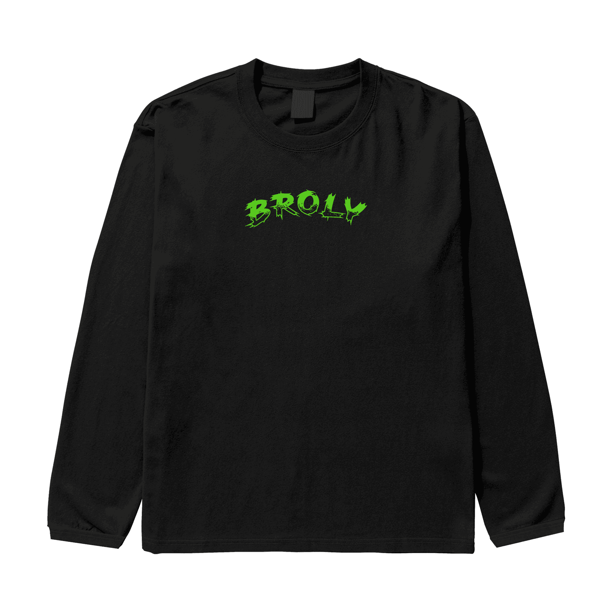 BROLY Siyah Oversize Long Sleeve T-Shirt