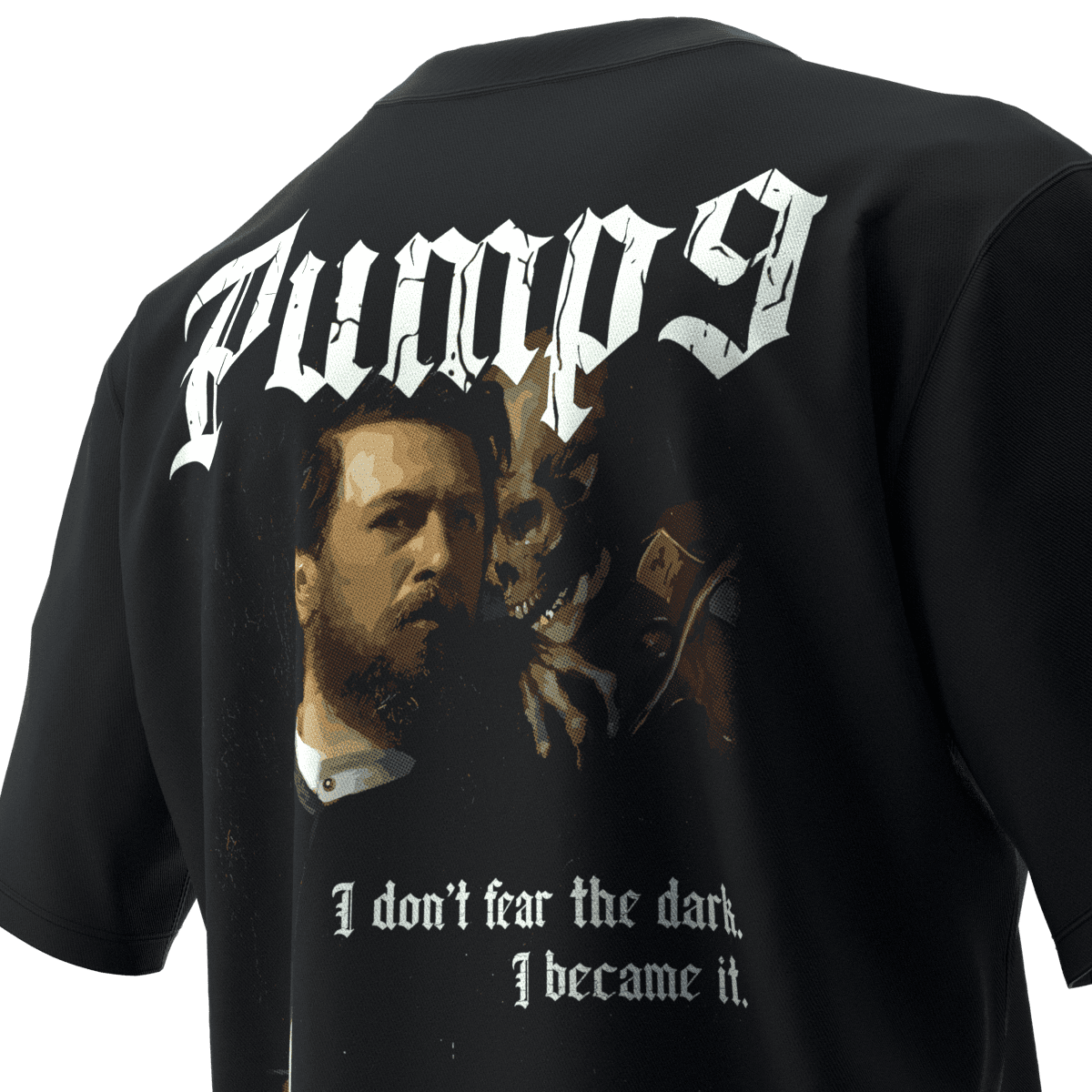VIOLIN Siyah Oversize T-Shirt 