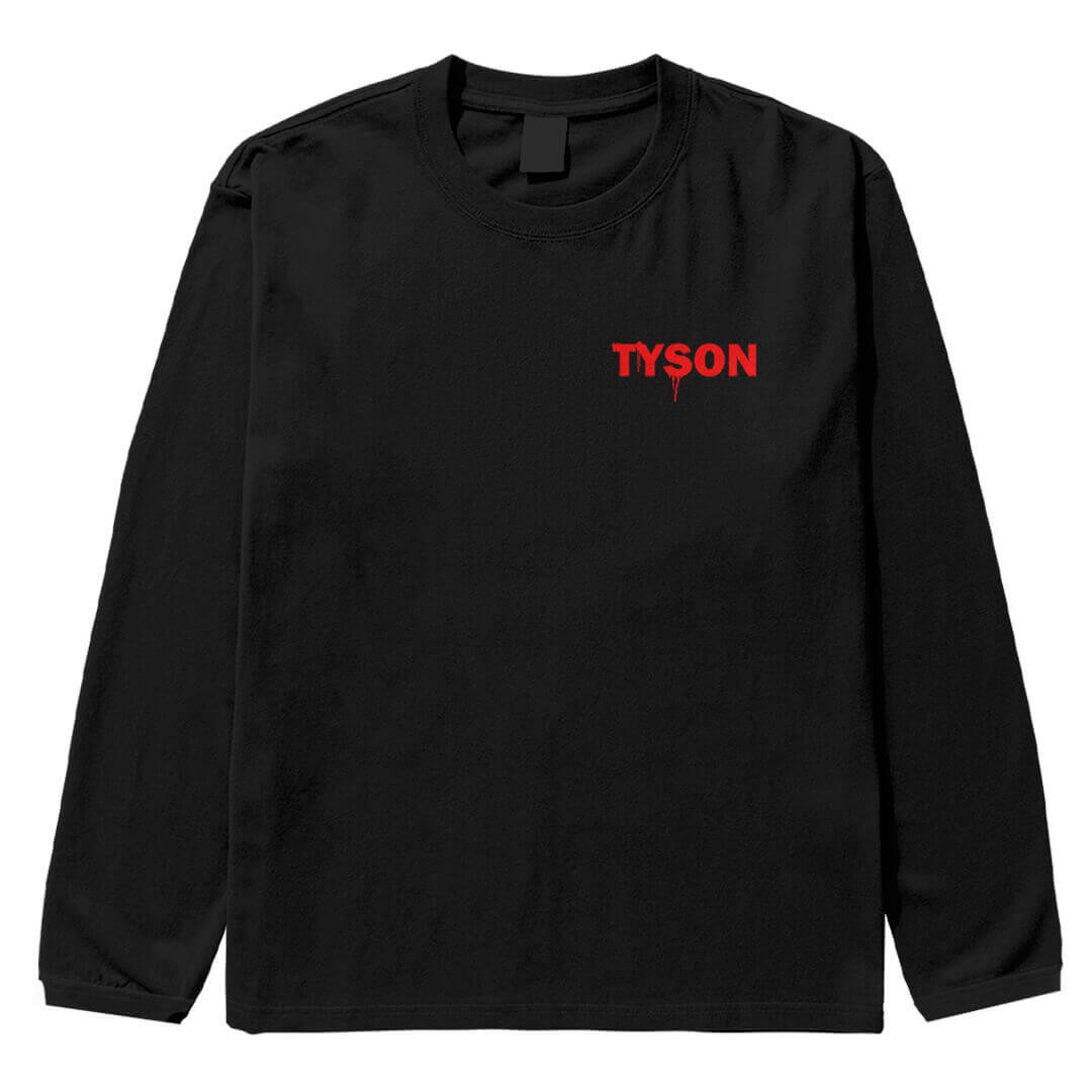 TYSON Siyah Oversize Kalıp Long Sleeve