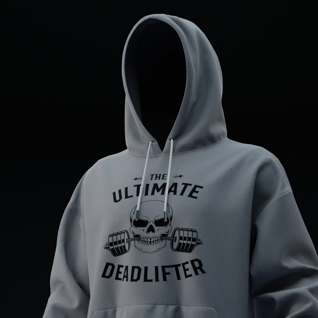 DEADLIFTER Gri Oversize Hoodie