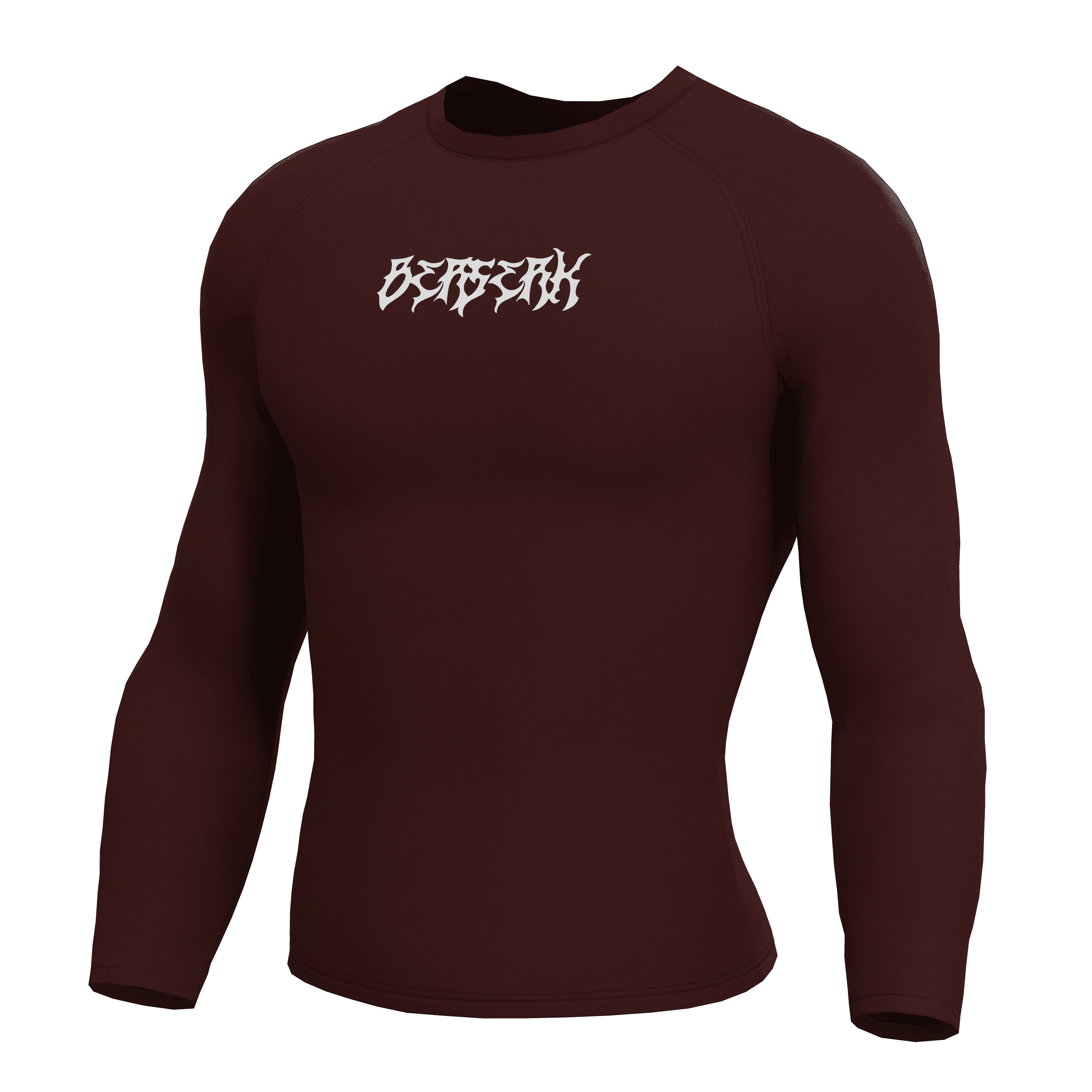 BERSERK Bordo Long Sleeve Compression T-Shirt
