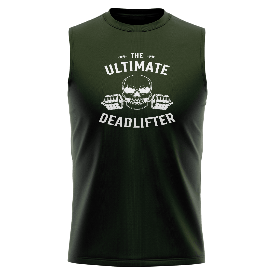 DEADLIFTER Haki Yeşili Regular Fit Sleeveless T-Shirt