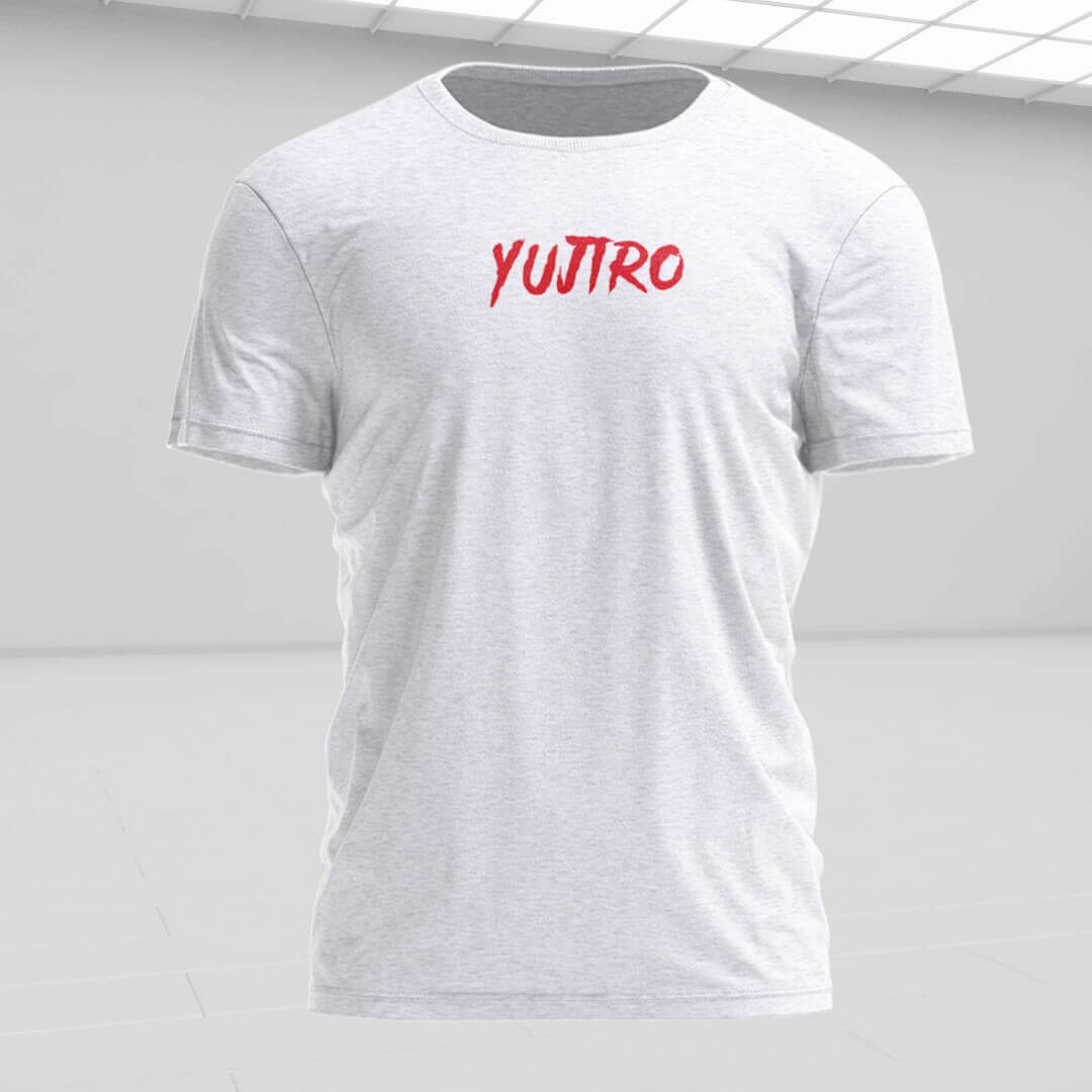 YUJIRO Beyaz Regular Fit T-Shirt