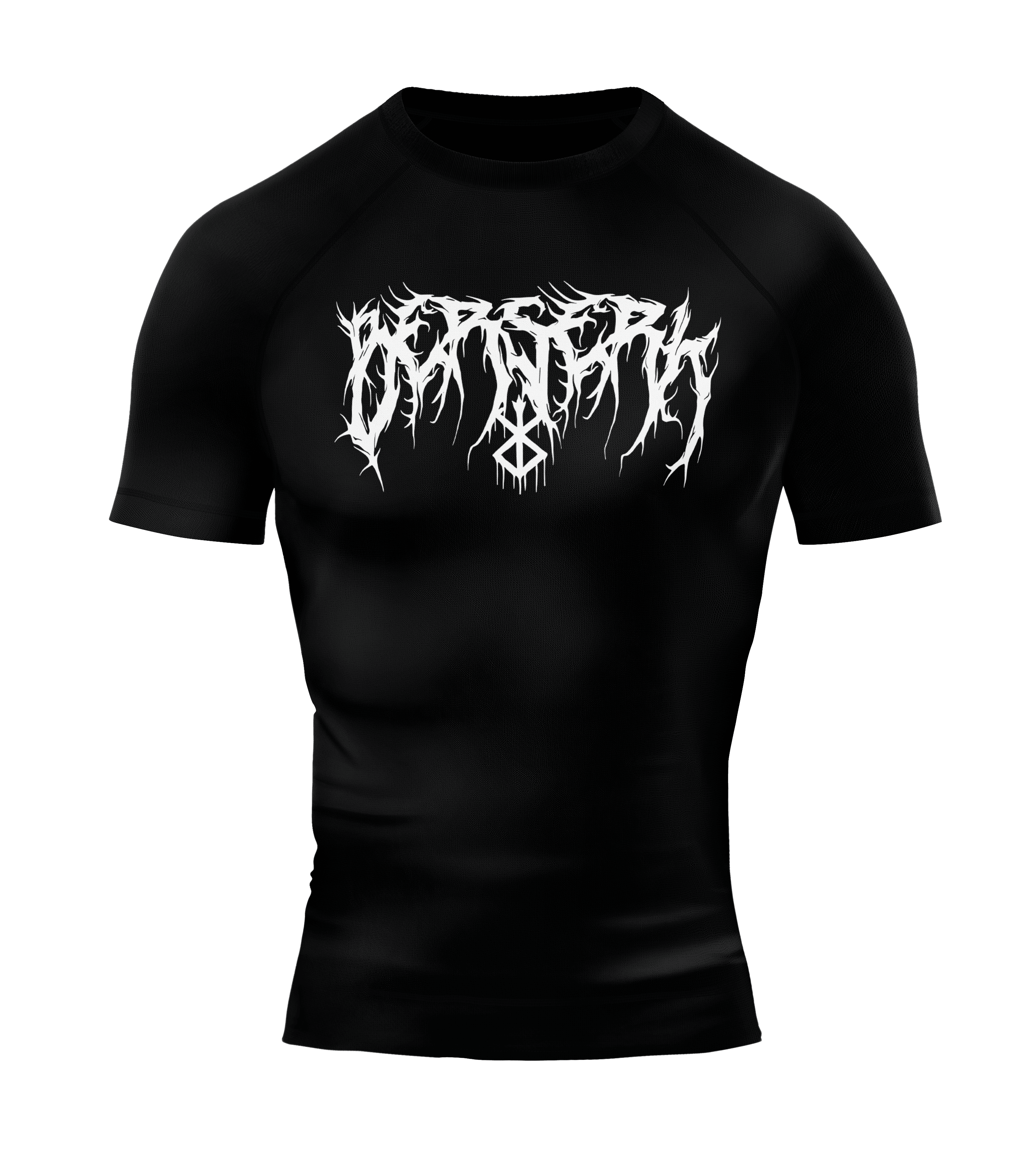 BERSERK WHITE Short Sleeve Compression T-Shirt