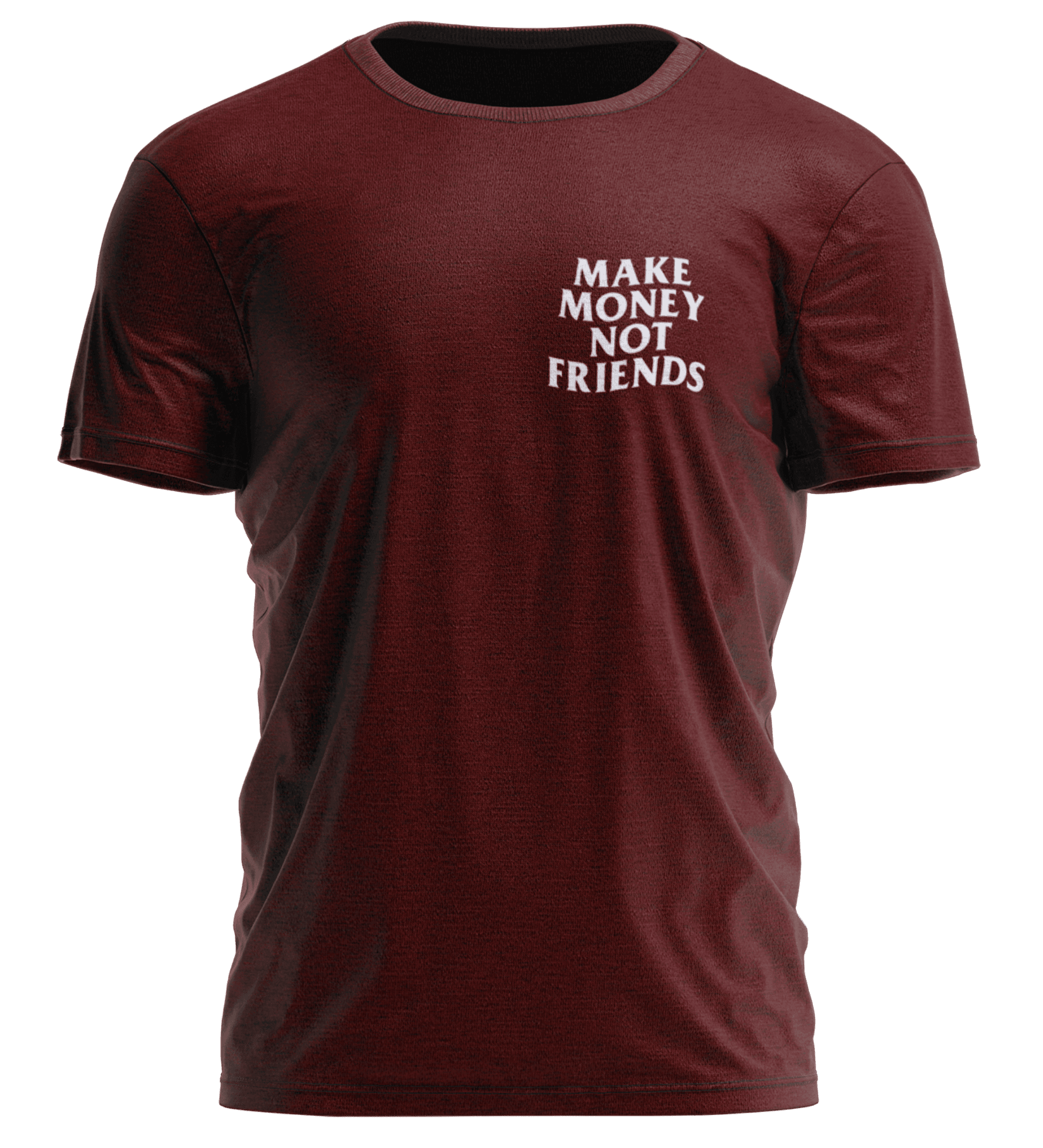 MAKEMONEY Bordo Regular Fit T-Shirt 